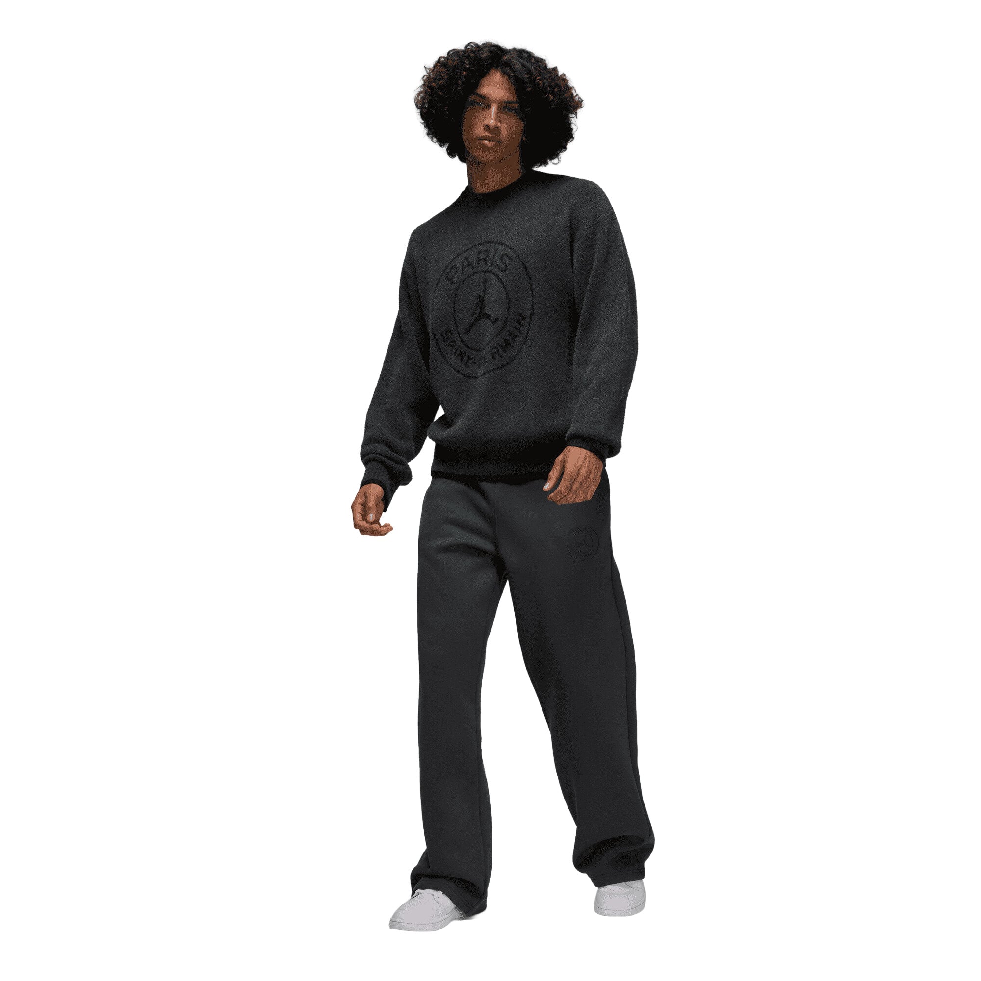 PSG Jordan Knitted Sweater - Anthracite, , rebel_hi-res