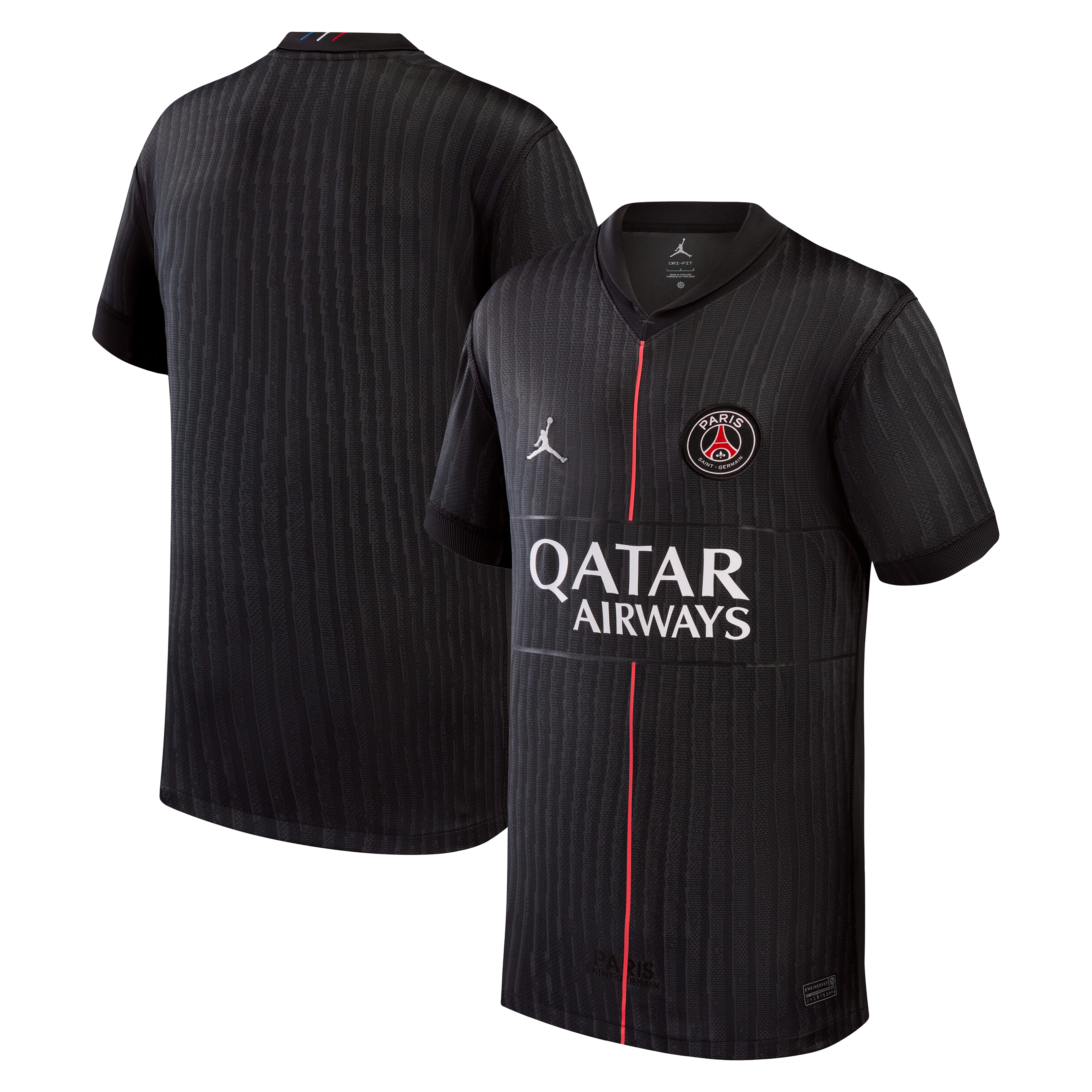 PSG Jordan Fourth Stadium Shirt 2025-26 - Kids