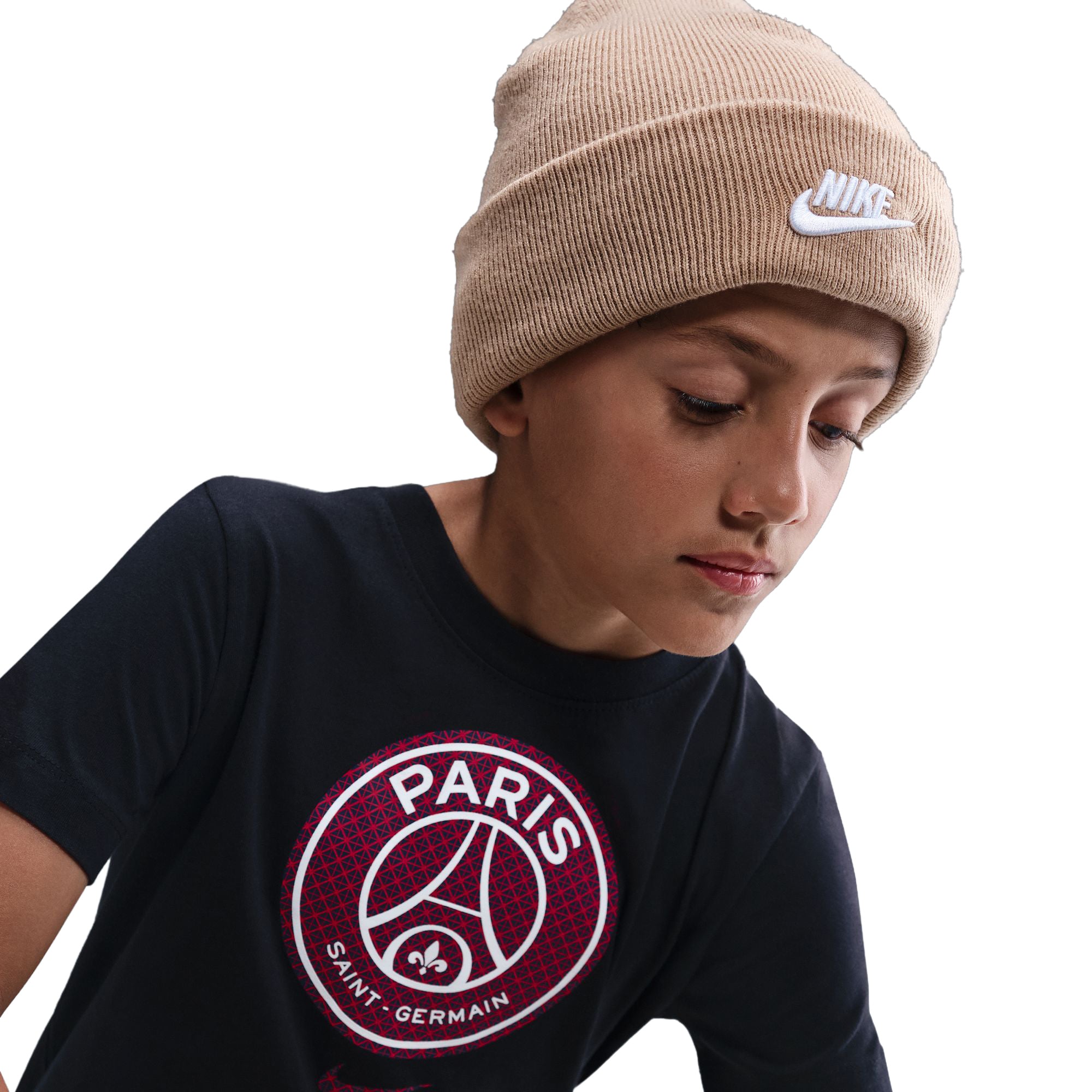 PSG Nike Crest T-Shirt - Black - Kids, , rebel_hi-res