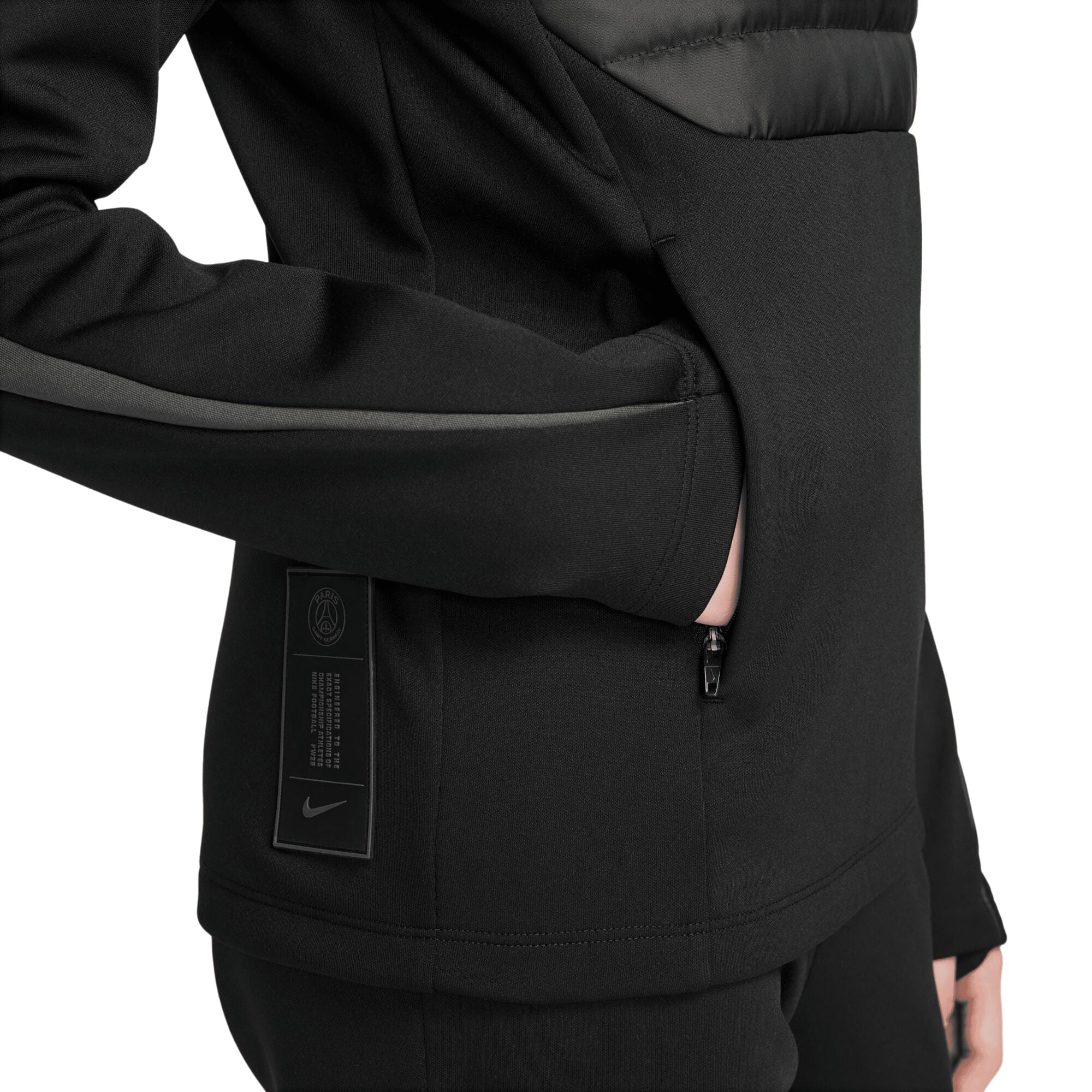 PSG Nike Academy Pro Winter Warrior Drill Top - Black - Kids, , rebel_hi-res