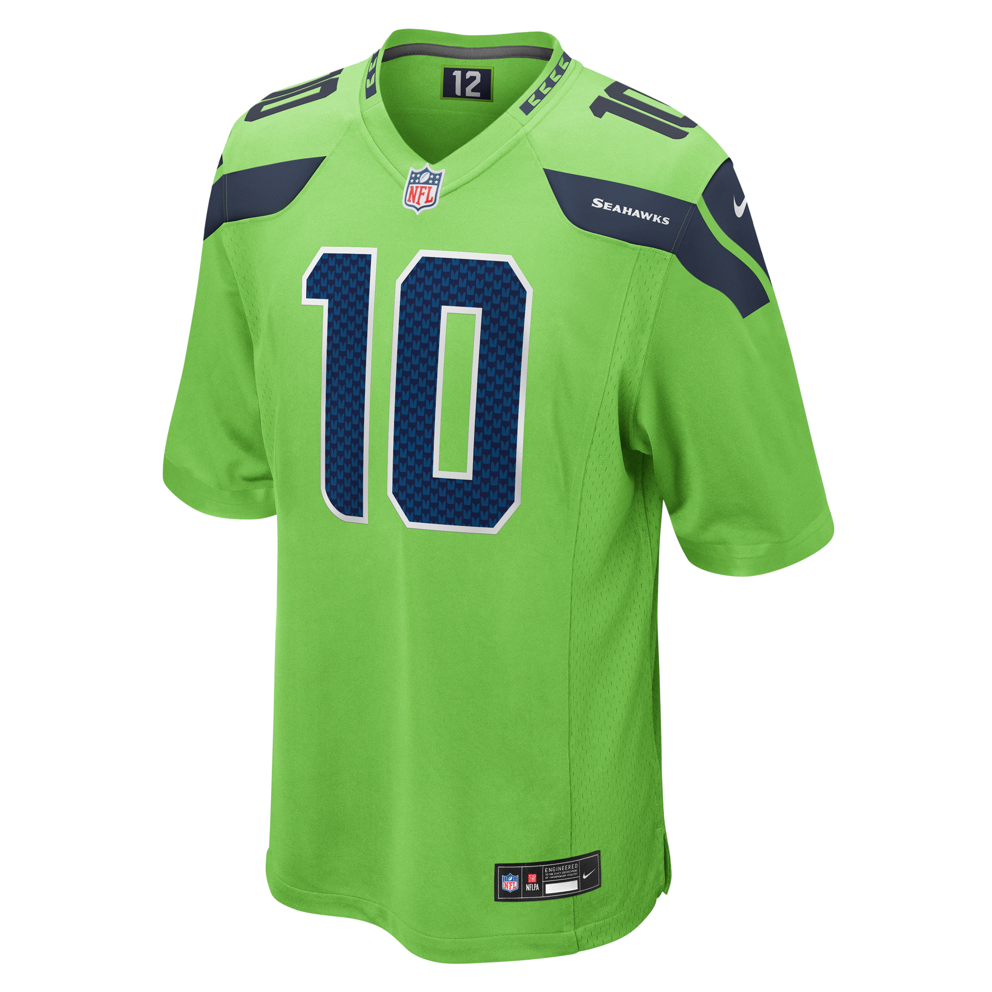 Seattle Seahawks Nike Secondary Alternate Game Jersey - Neon Green - Cooper Kupp - Mens, , rebel_hi-res