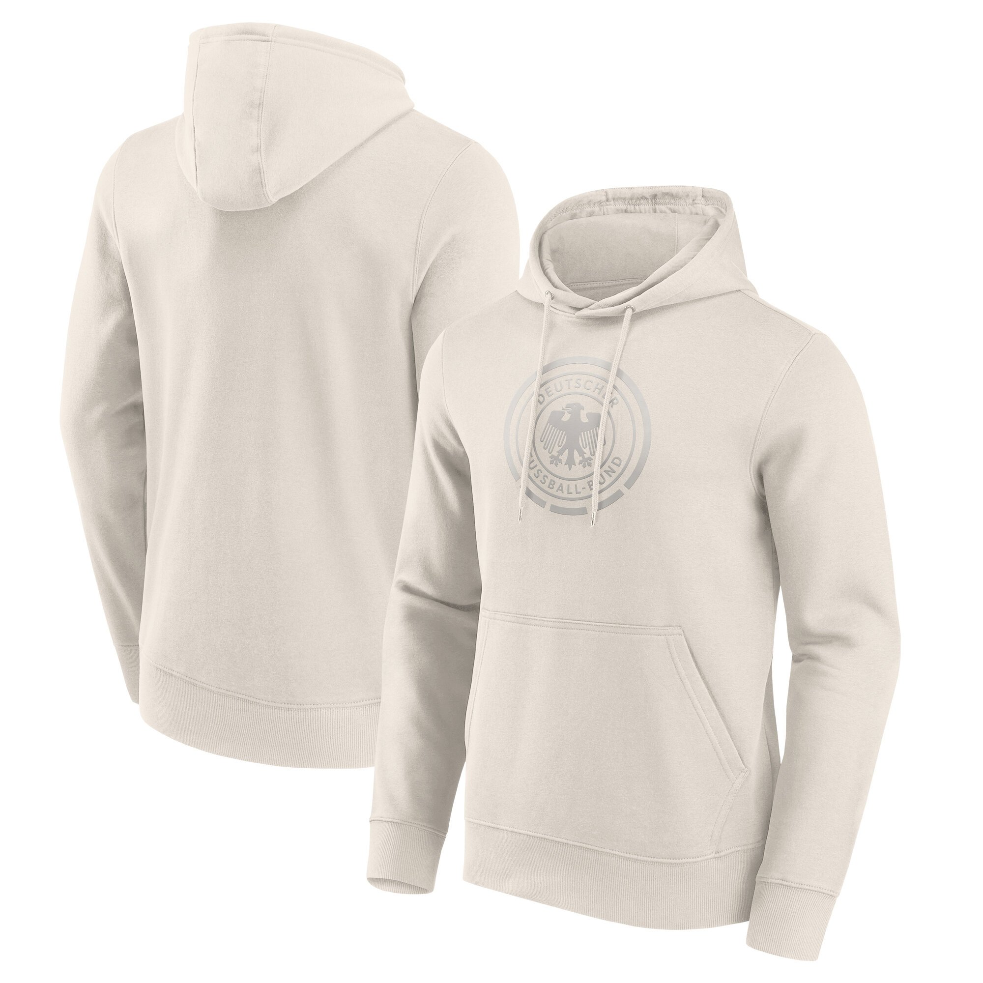 Germany DFB Mono Logo Graphic Hoodie - Off White - Mens