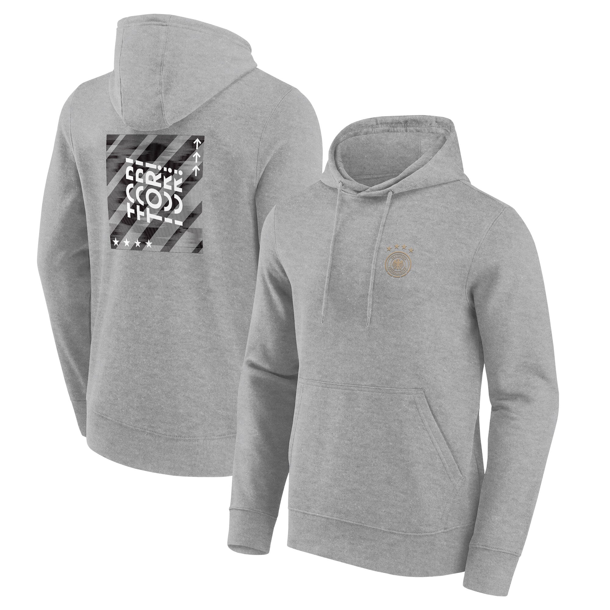 Germany DFB Next Level Graphic Hoodie - Sports Grey - Mens