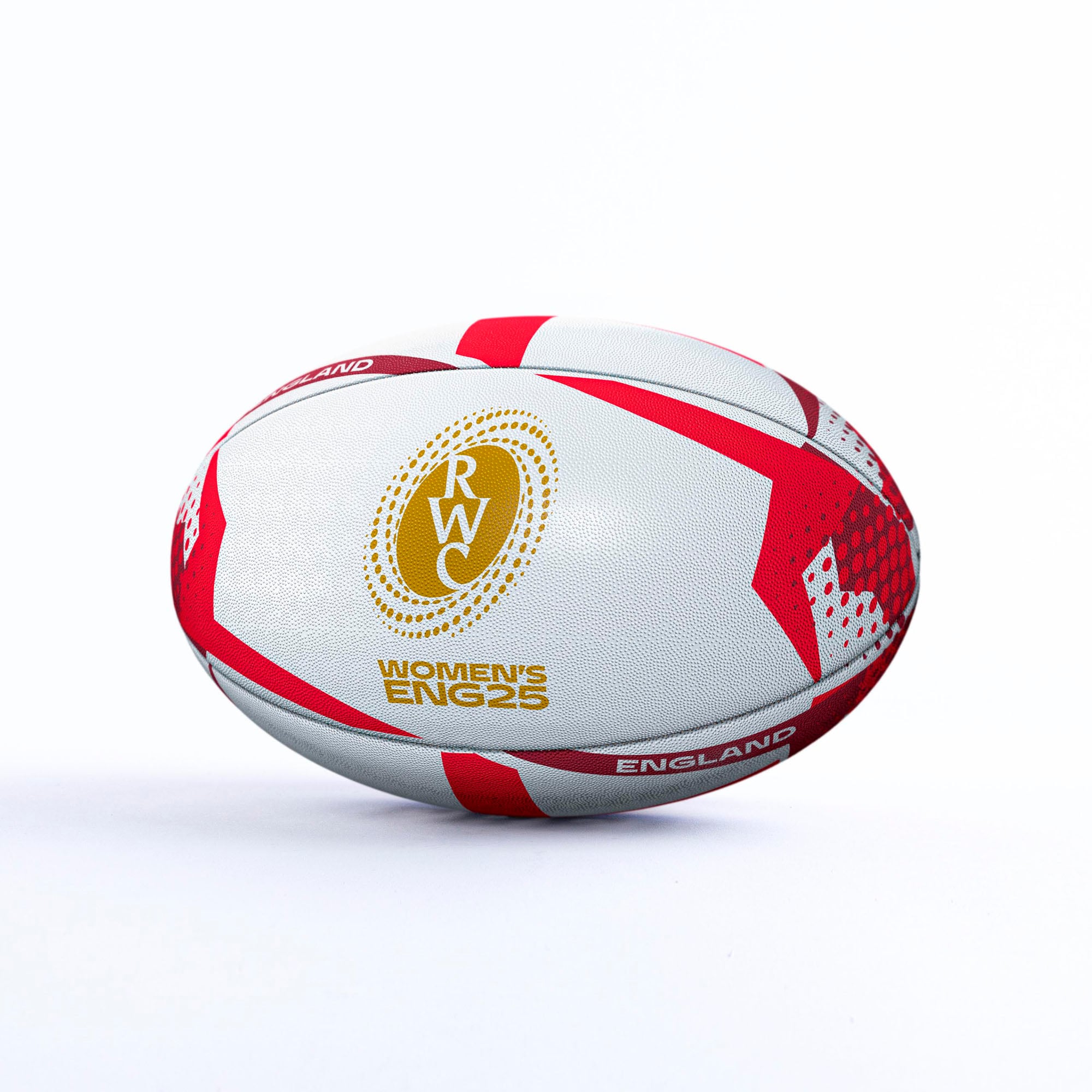 Women's Rugby World Cup 2025 England Gilbert Team Ball - Size 5, , rebel_hi-res