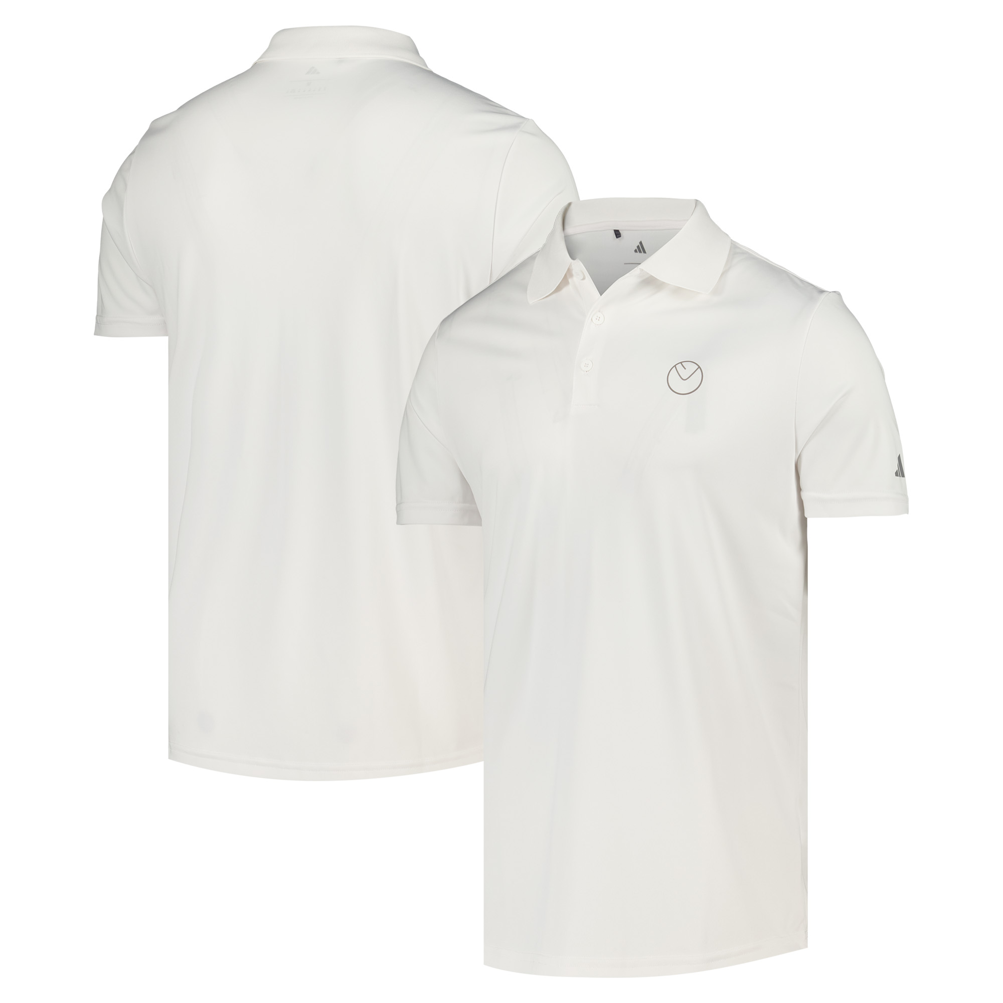 Leeds United adidas Golf Performance Polo Shirt - White, , rebel_hi-res
