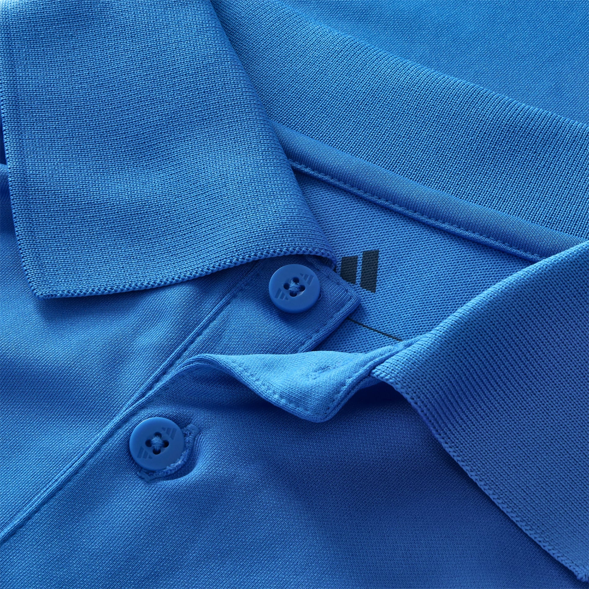 Leeds United adidas Golf Performance Polo Shirt - Bright Blue, , rebel_hi-res