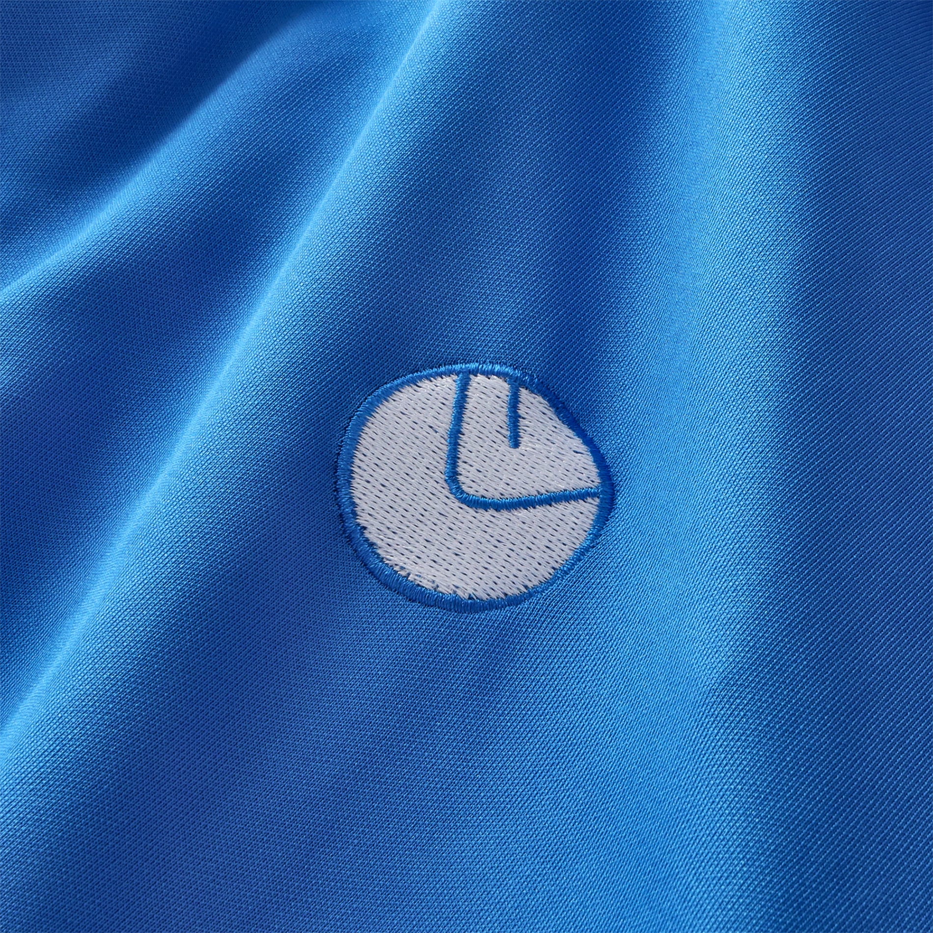 Leeds United adidas Golf Performance Polo Shirt - Bright Blue, , rebel_hi-res