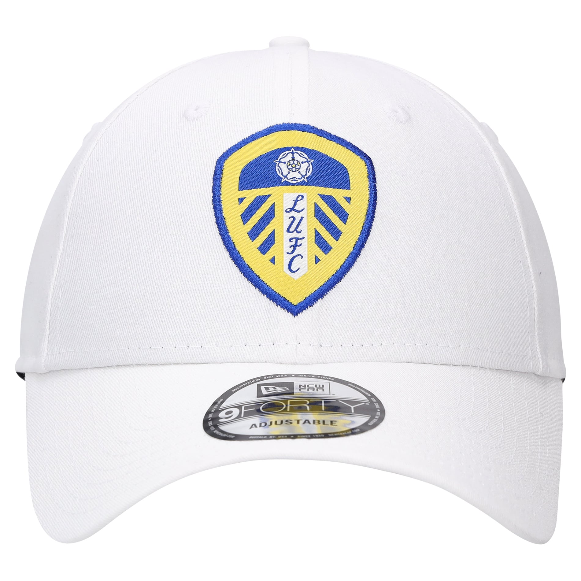 Leeds United New Era Core 9FORTY - White - Unisex, , rebel_hi-res