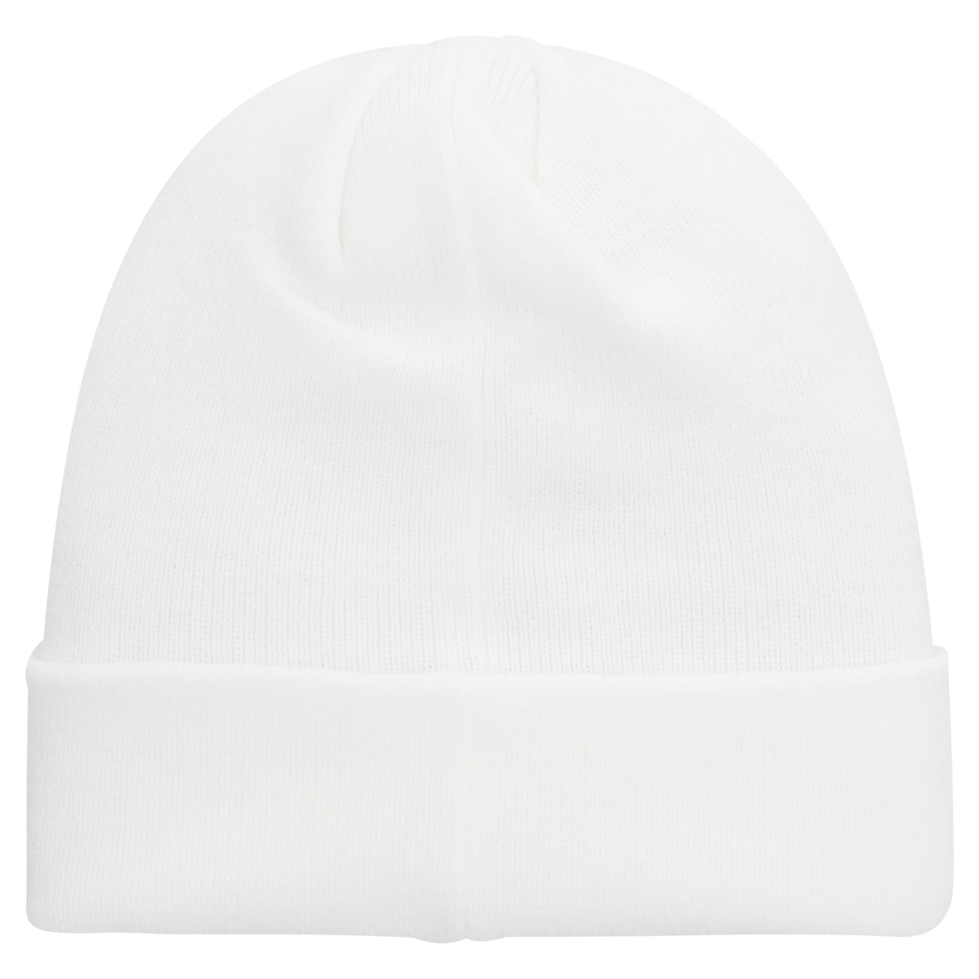 Leeds United New Era Core Cuff Beanie - White - Unisex, , rebel_hi-res