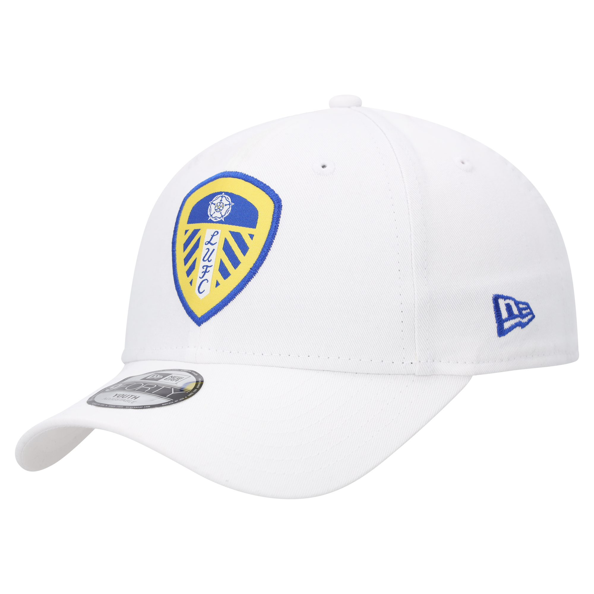 Leeds United New Era Core 9FORTY - White - Kids, , rebel_hi-res