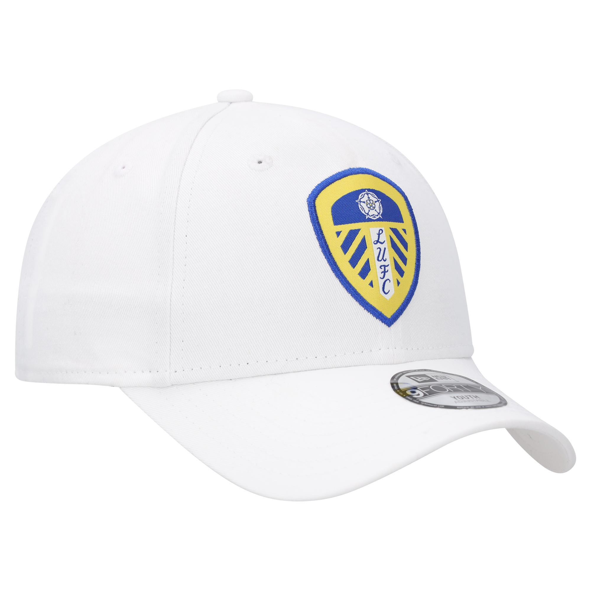 Leeds United New Era Core 9FORTY - White - Kids, , rebel_hi-res