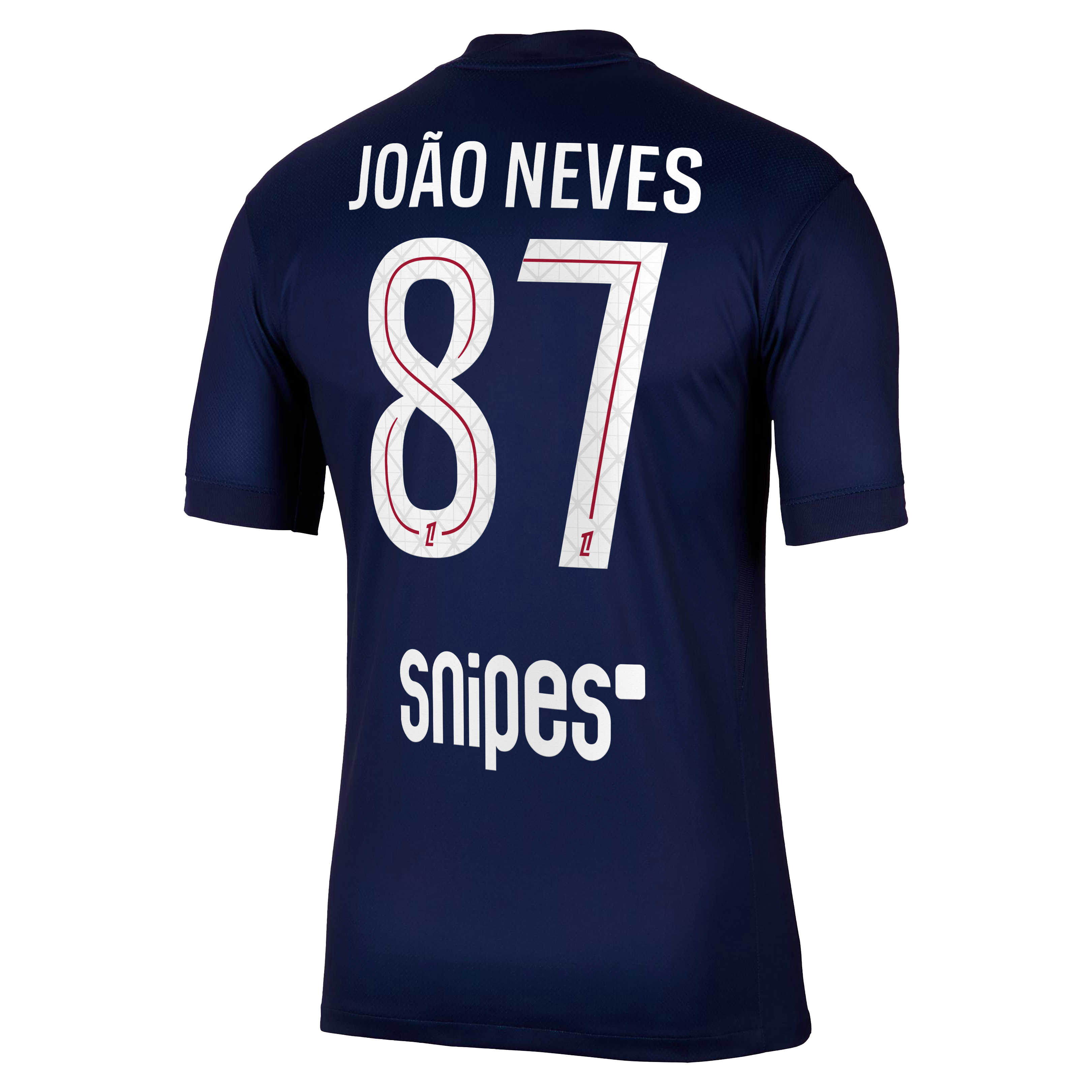 PSG Nike Home Stadium Shirt 2025-26 with Jo&atilde;o Neves 87 printing, , rebel_hi-res