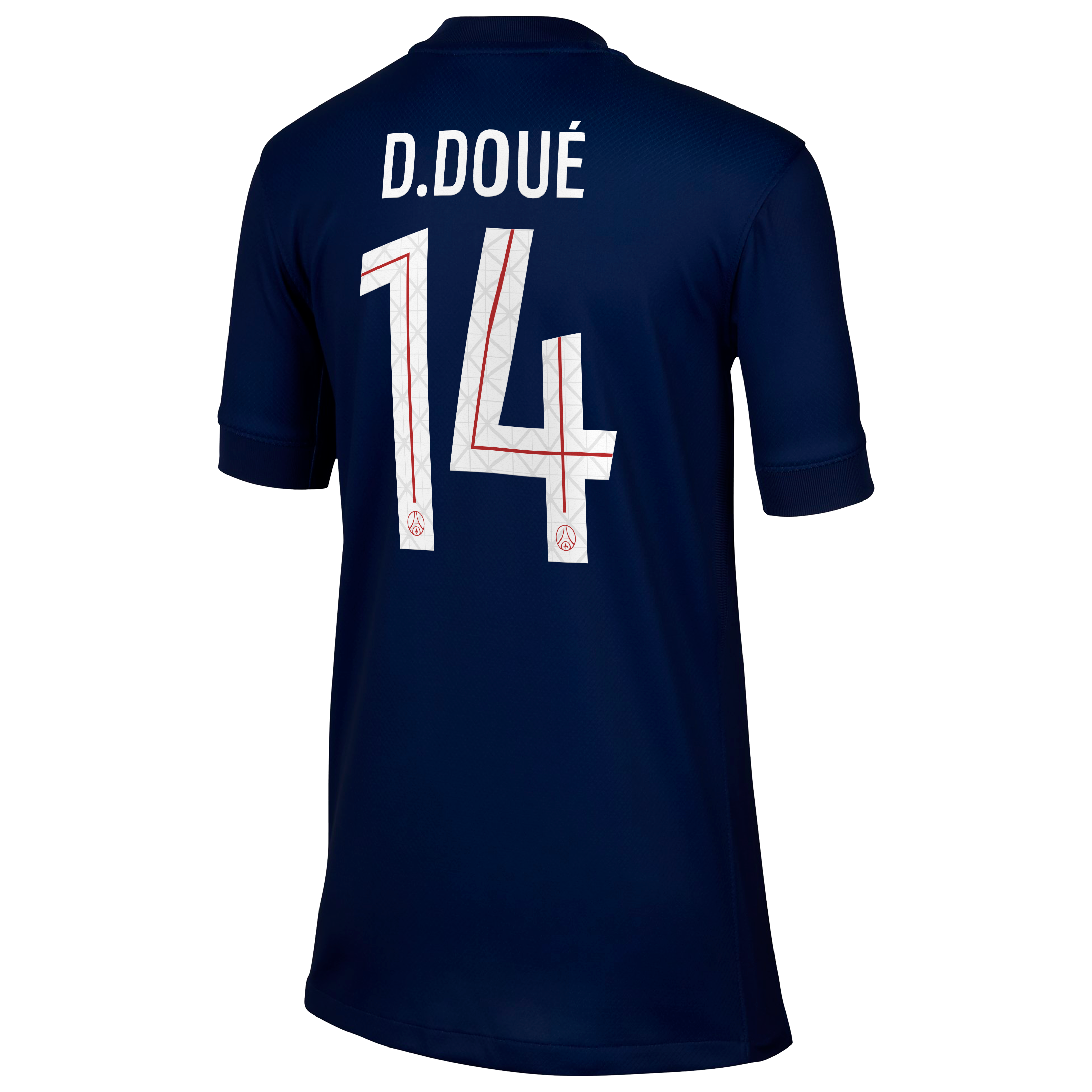 PSG Nike Home Stadium Shirt 2025-26 - Kids with Cup printing D. Dou&eacute; 14, , rebel_hi-res