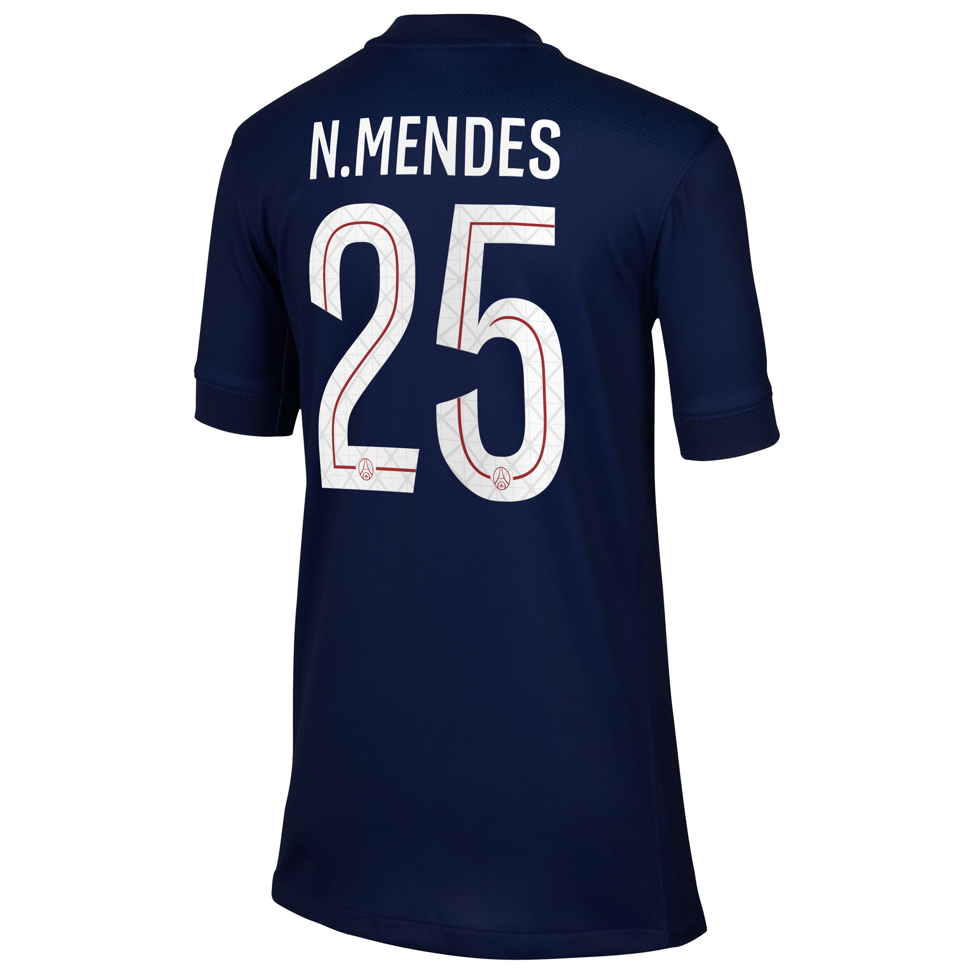 PSG Nike Home Stadium Shirt 2025-26 - Kids with Cup printing N. Mendes 25, , rebel_hi-res