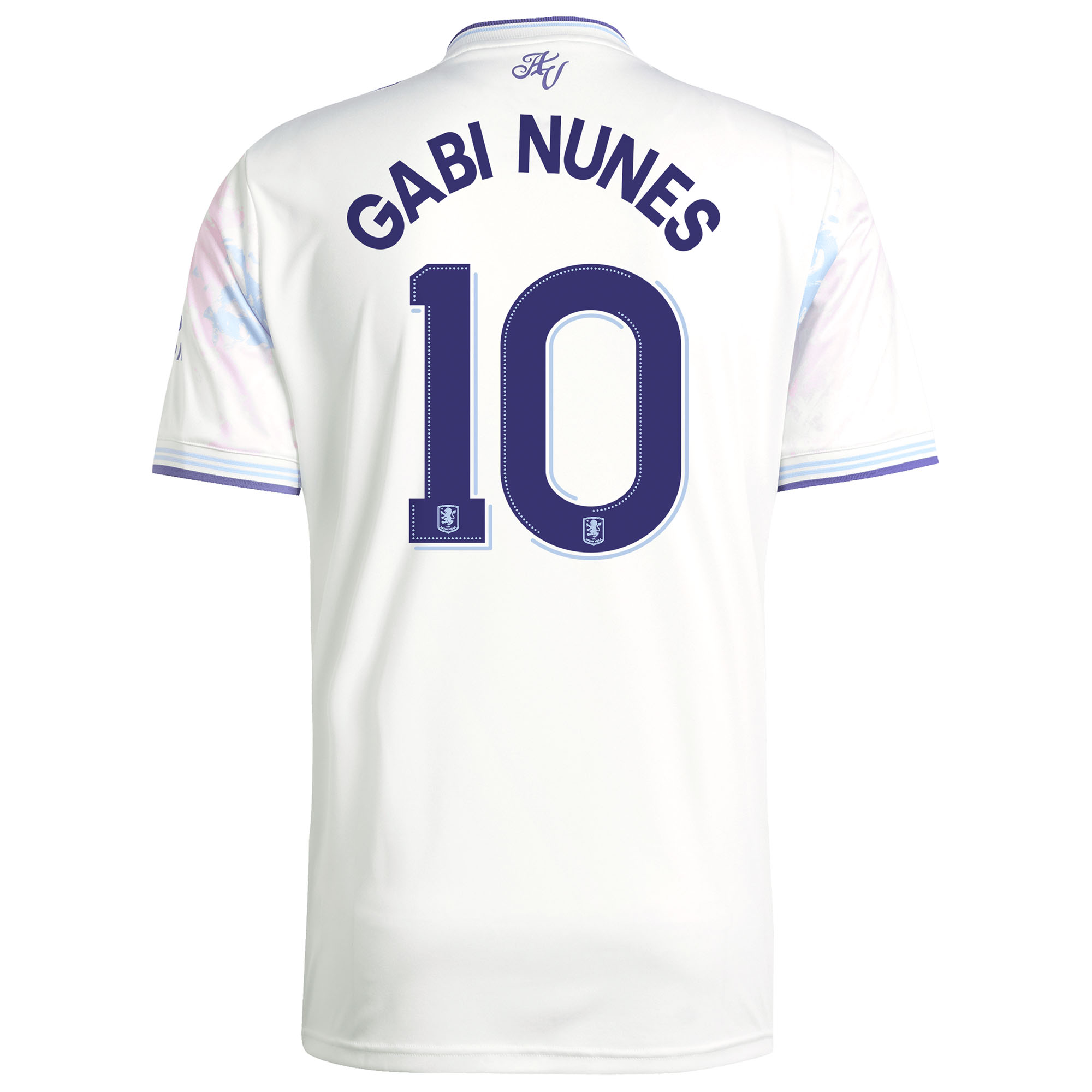Aston Villa adidas Third Shirt 2025-26 with Gabi Nunes 10 Cup printing, , rebel_hi-res