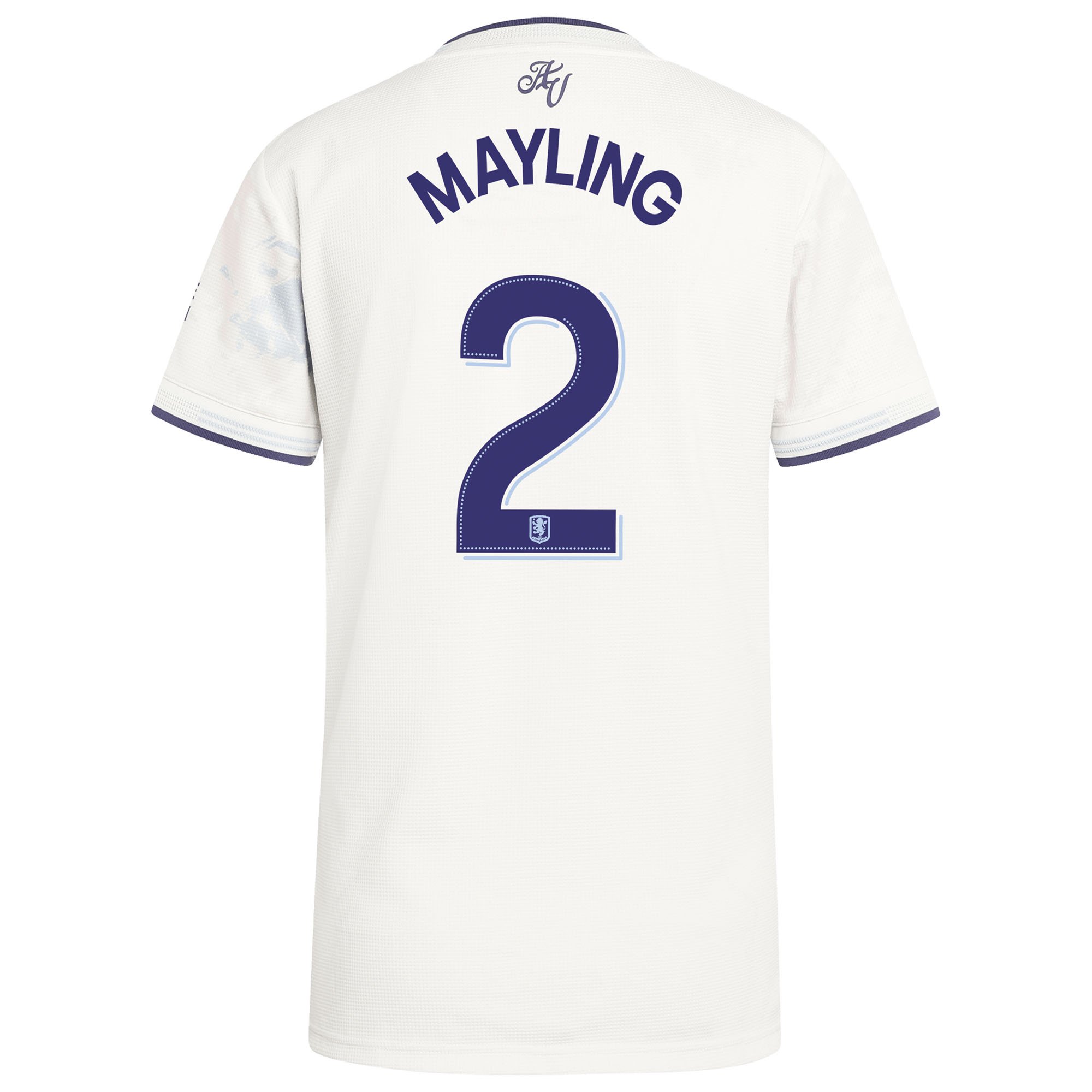Aston Villa adidas Third Authentic Shirt 2025-26 - Womens with Mayling 2 Cup printing, , rebel_hi-res