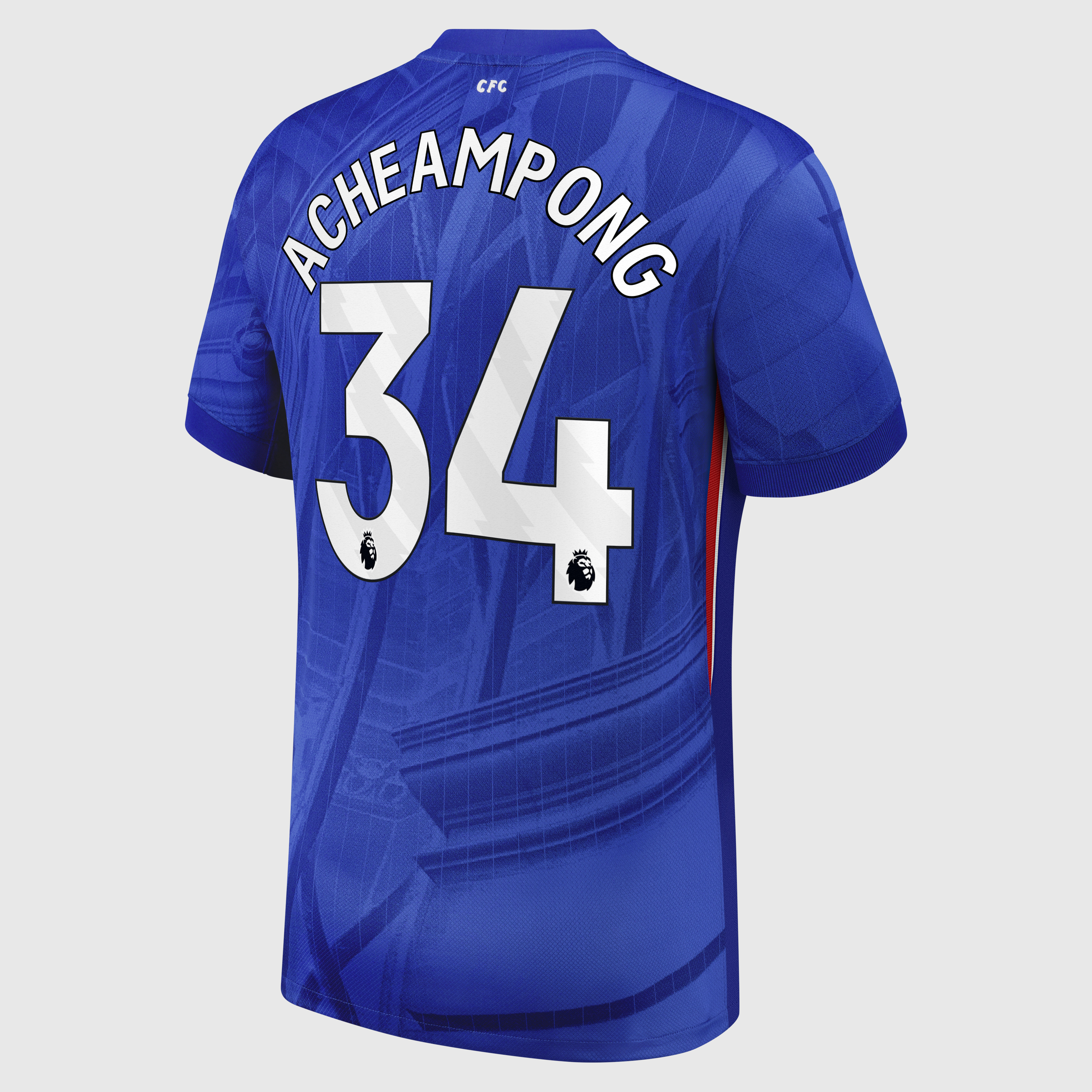 Chelsea Nike Home Stadium Shirt 2025-26 with Acheampong 34 printing, , rebel_hi-res