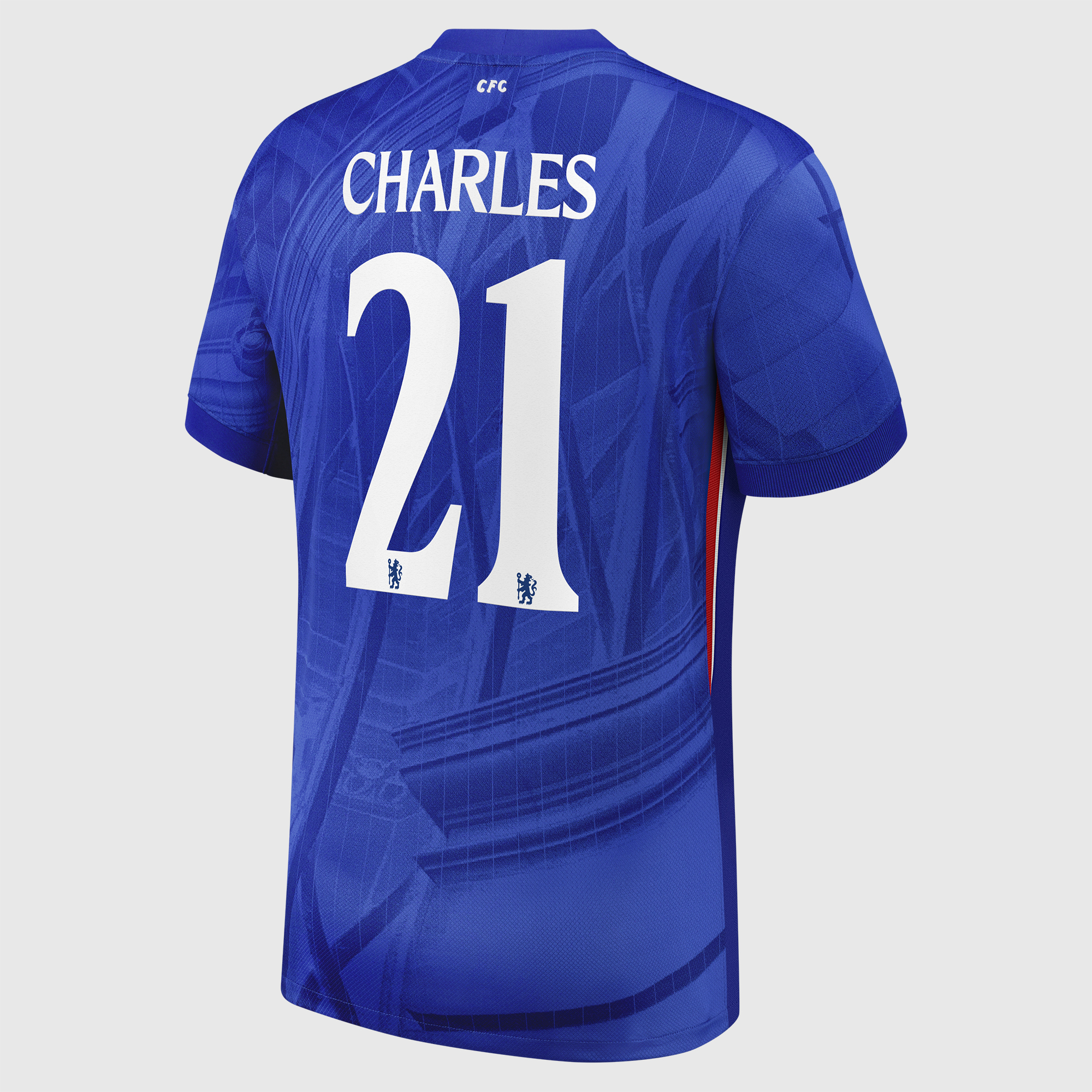 Chelsea Cup Nike Home Stadium Shirt 2025-26 with Charles 21 printing, , rebel_hi-res