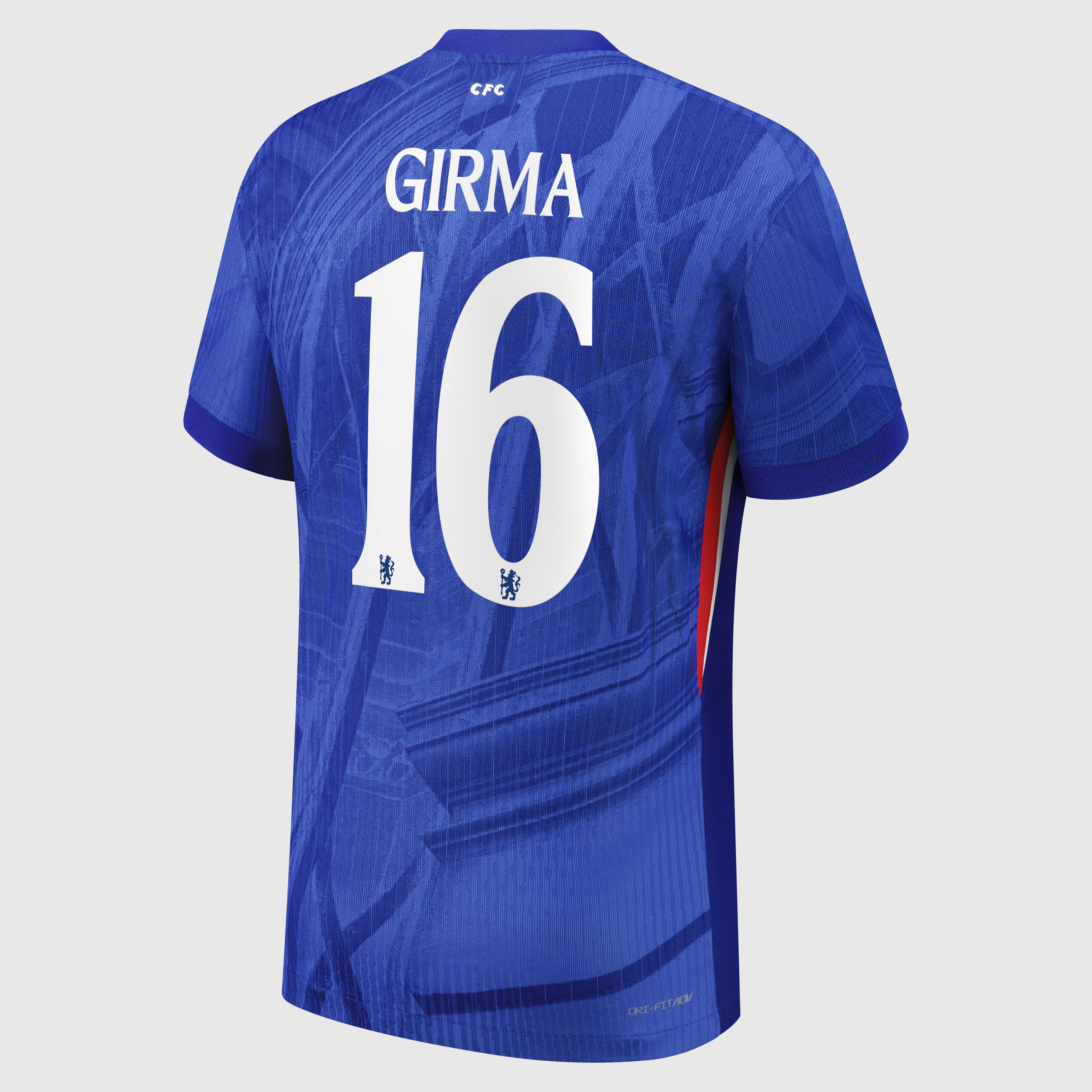 Chelsea Cup Nike Dri-FIT ADV Home Match Shirt 2025-26 with Girma 16 printing, , rebel_hi-res