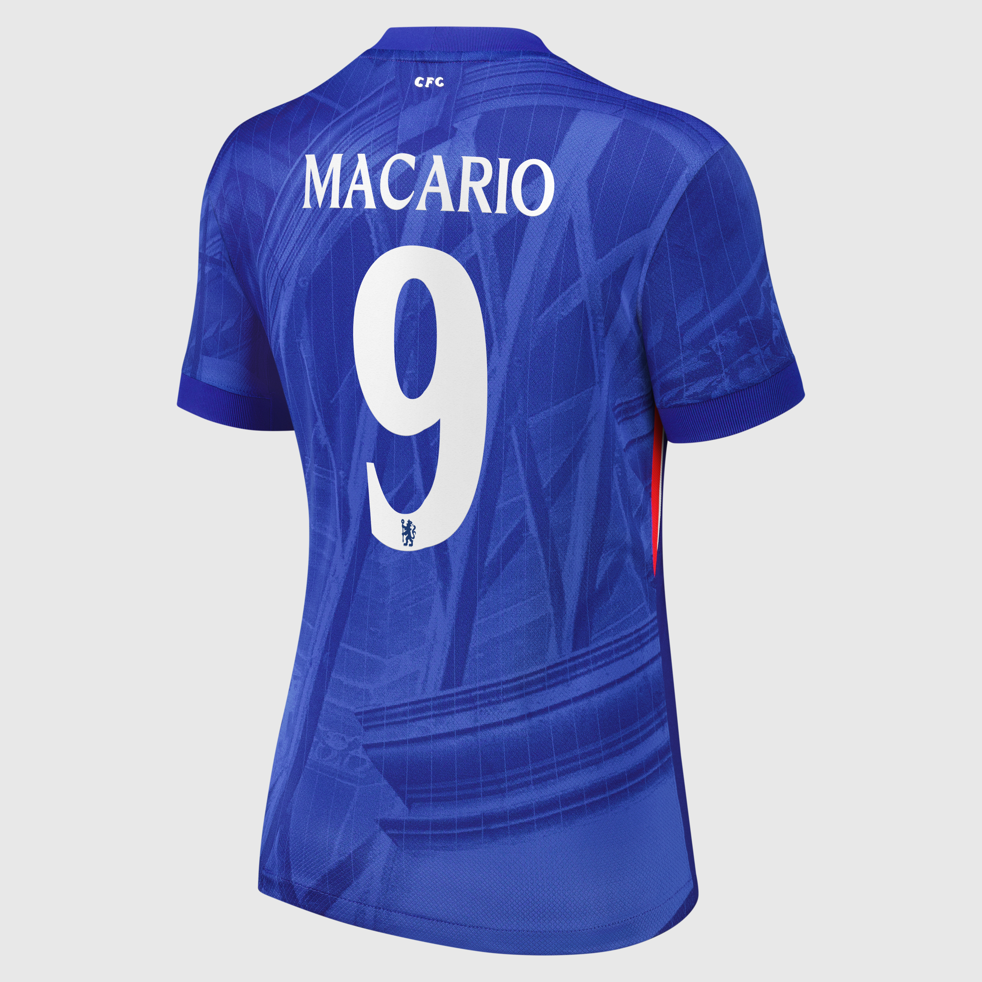 Chelsea Cup Nike Home Stadium Shirt 2025-26 - Womens with Macario 9 printing, , rebel_hi-res