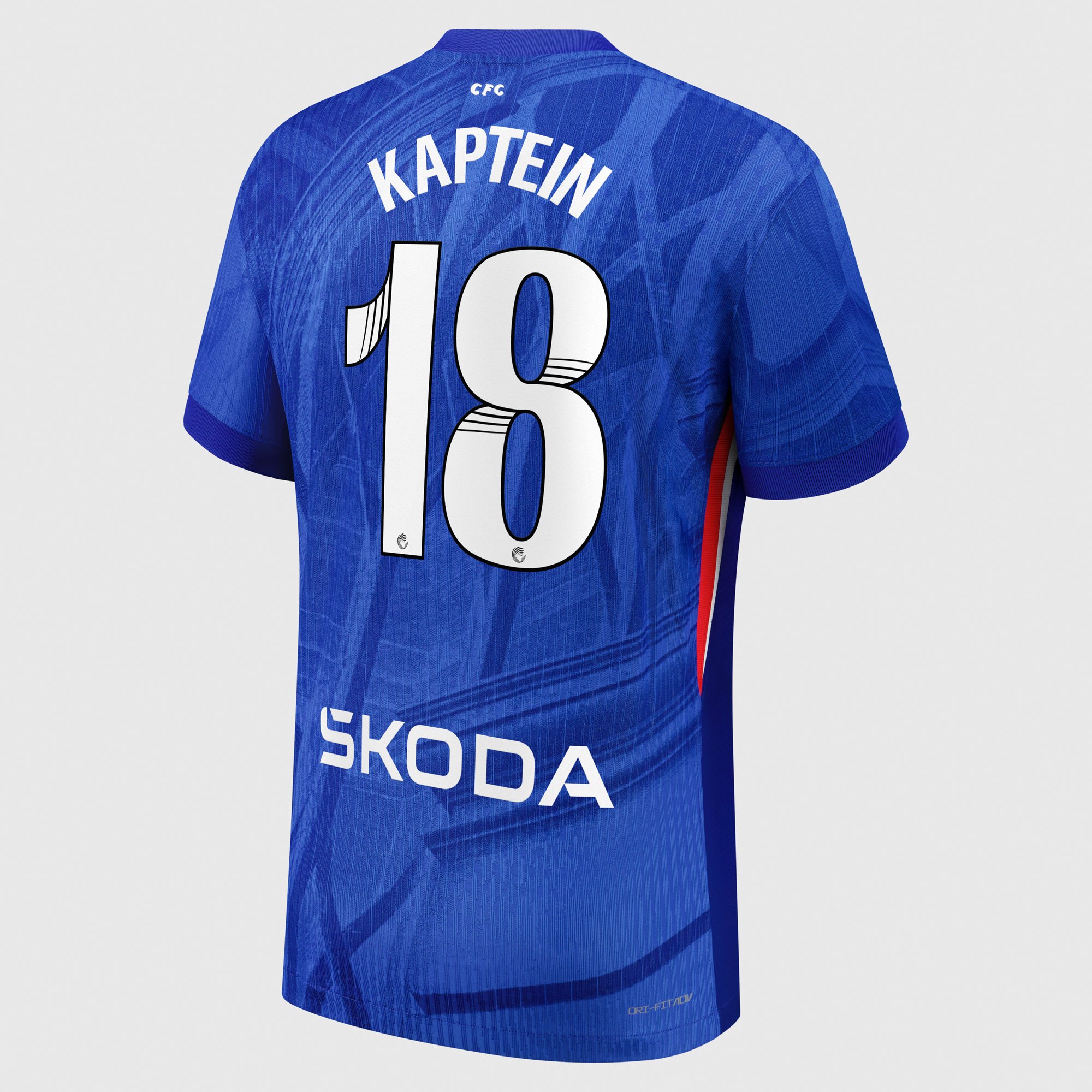 Chelsea WSL Nike Dri-FIT ADV Home Match Shirt 2025-26 with Kaptein 18 printing, , rebel_hi-res