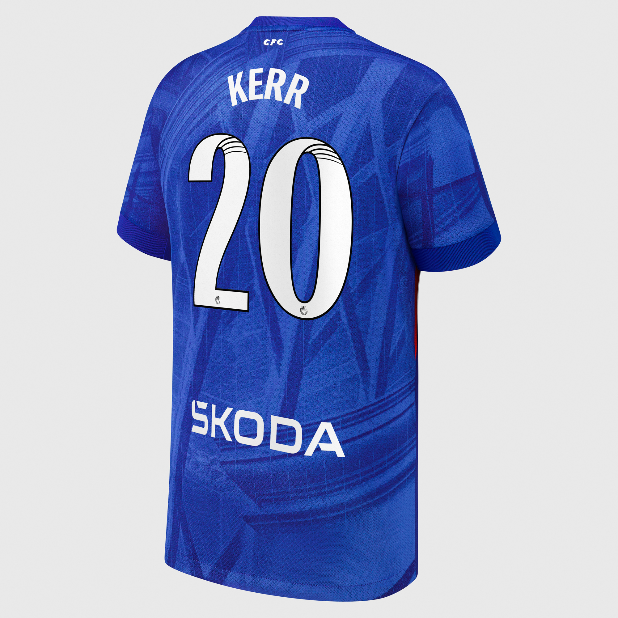 Chelsea WSL Nike Home Stadium Shirt 2025-26 - Kids with Kerr 20 printing, , rebel_hi-res
