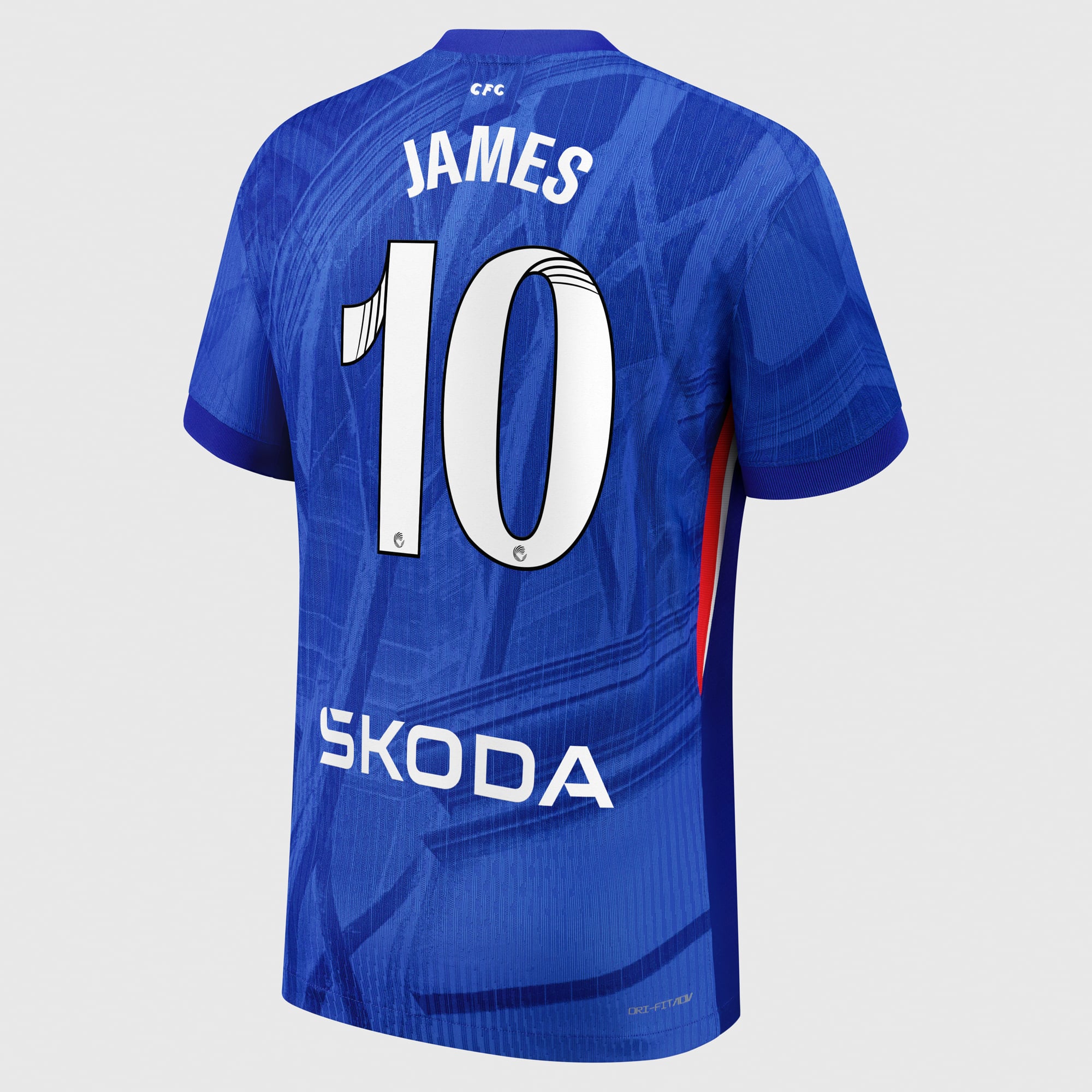 Chelsea WSL Nike Dri-FIT ADV Home Match Shirt 2025-26 - Kids with James 10 printing, , rebel_hi-res