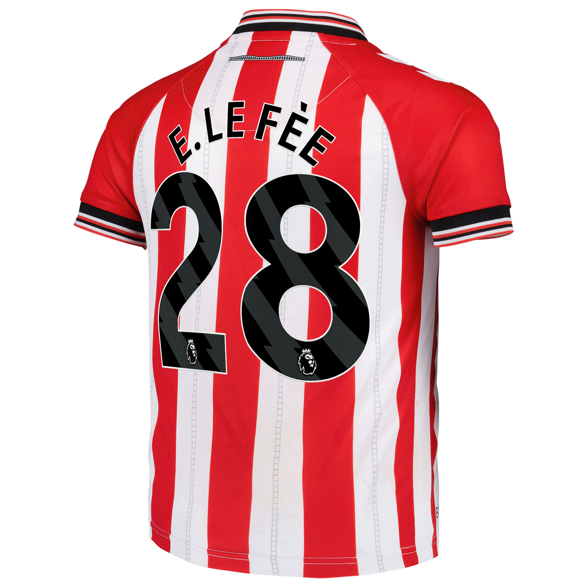 Sunderland Hummel Home Shirt 2025-26 - Kids with E. Le F&eacute;e 28 printing, , rebel_hi-res