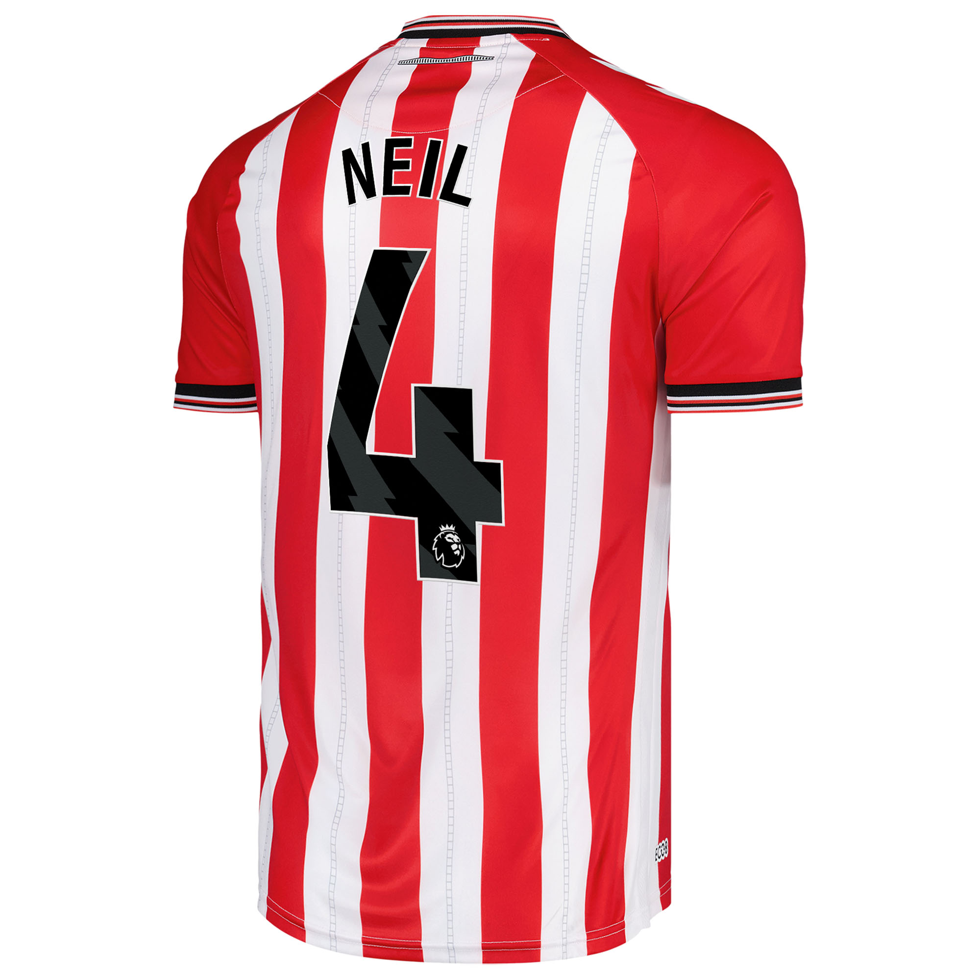 Sunderland Hummel Home Shirt 2025-26 - Unsponsored with Neil 4 printing, , rebel_hi-res
