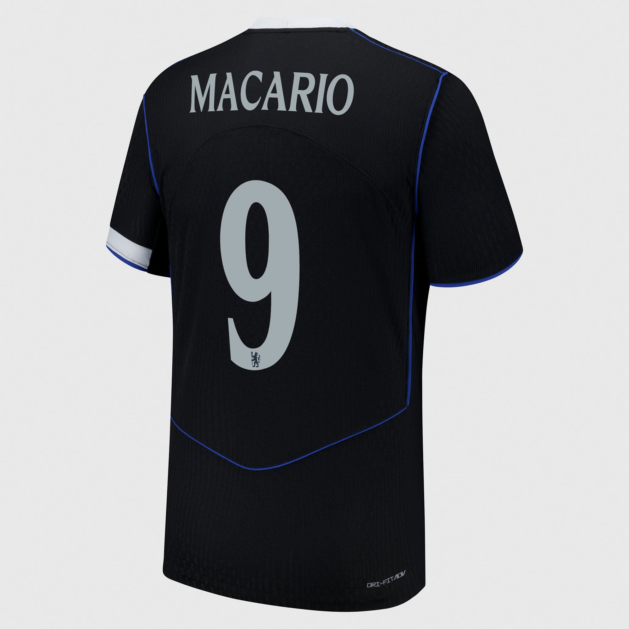 Chelsea Cup Nike Third Dri Fit Adv Match Shirt 2025-26 with Macario 9 printing, , rebel_hi-res