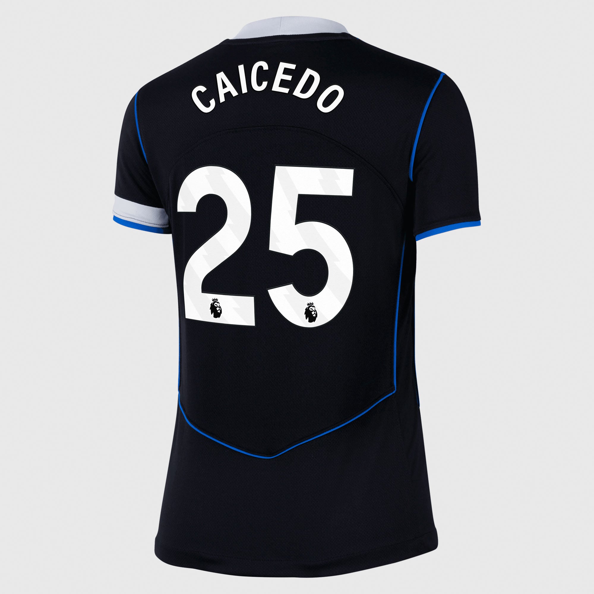 Chelsea Nike Third Stadium Shirt 2025-26 - Womens with Caicedo 25 printing, , rebel_hi-res