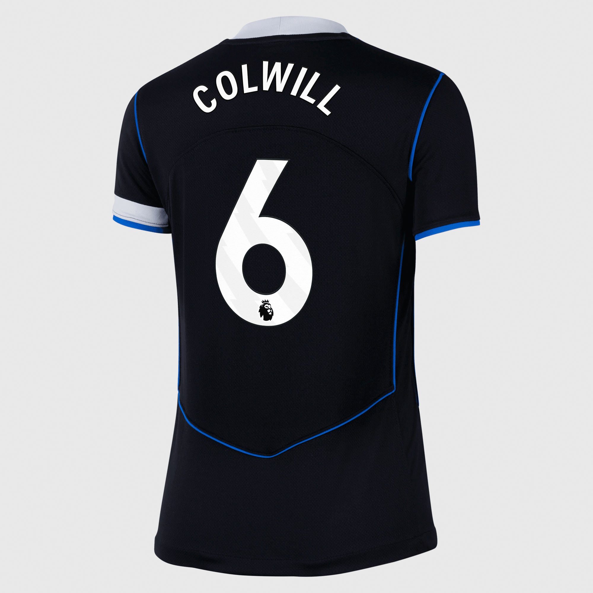 Chelsea Nike Third Stadium Shirt 2025-26 - Womens with Colwill 6 printing, , rebel_hi-res