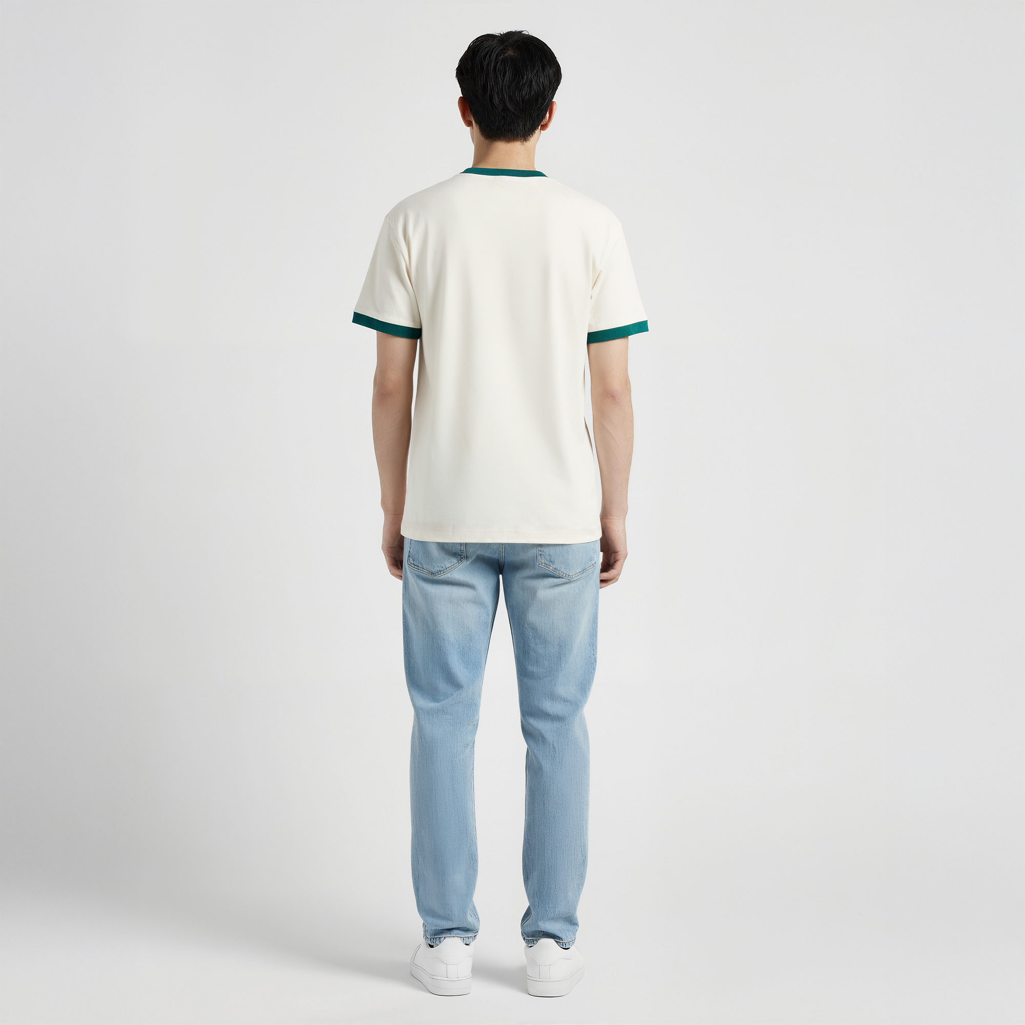 Chelsea Speedway Ringer T-Shirt - Off White, , rebel_hi-res