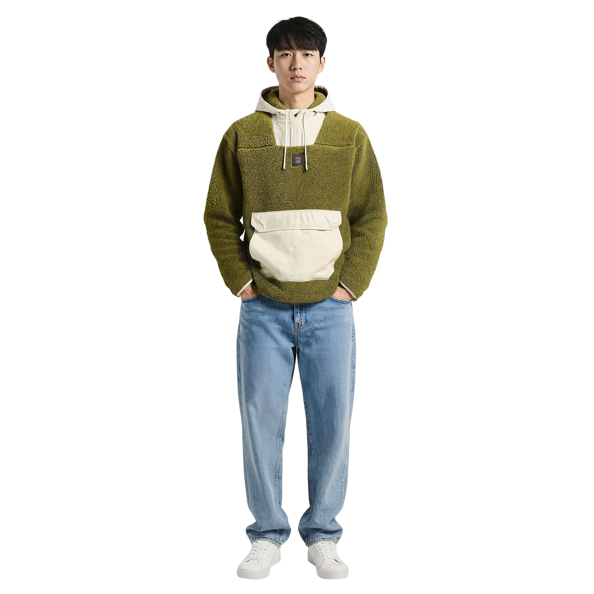 PSG Elements Micro Fleece Hooded Quarter Zip - Safari, , rebel_hi-res