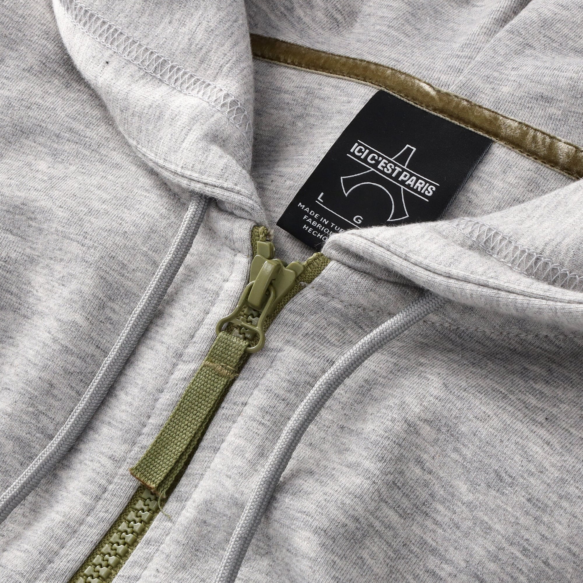PSG Elements Hybrid Quarter Zip Hoodie - Classic Pewter, , rebel_hi-res