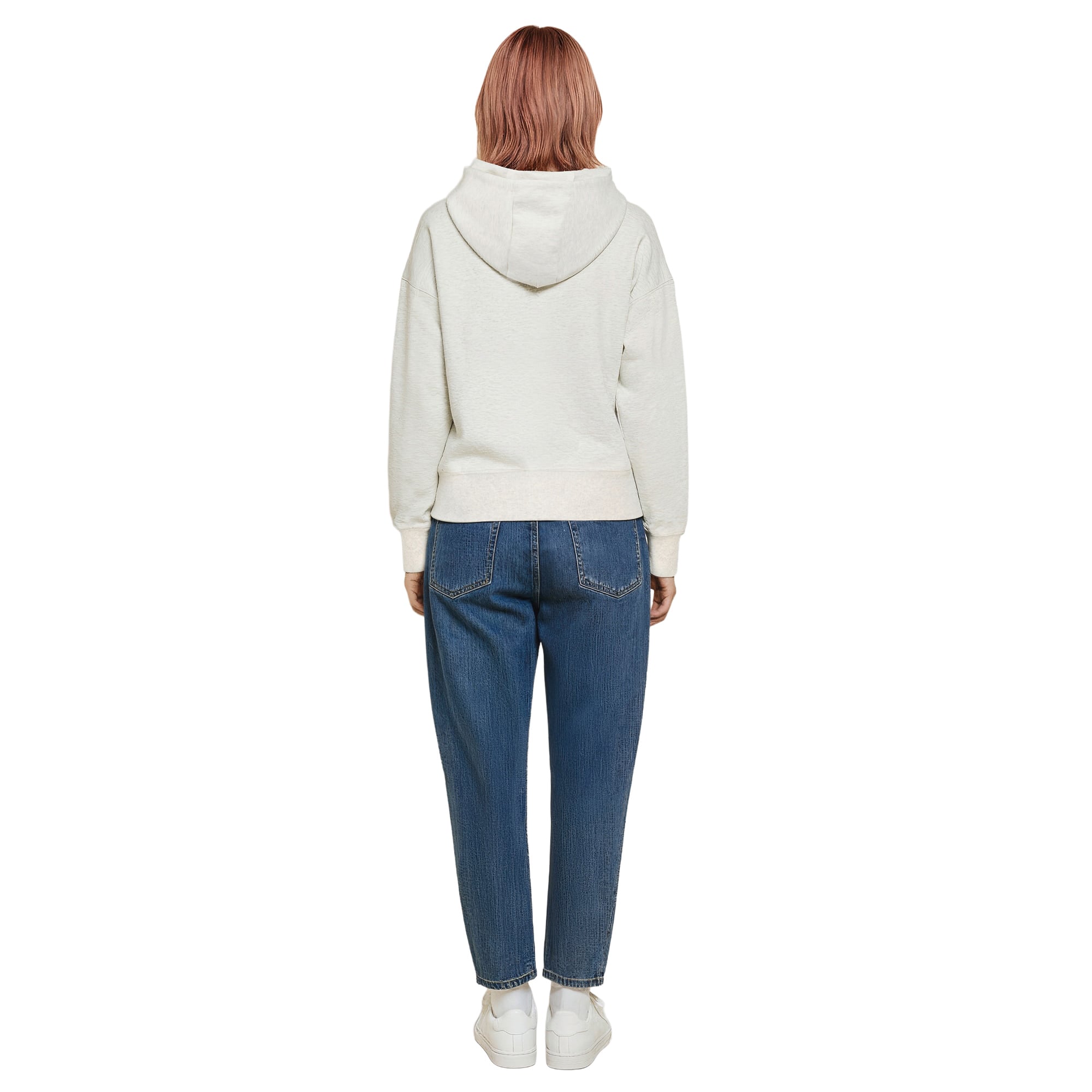 PSG Studio Cotton Fleece Pullover Hoodie - Oatmeal - Womens, , rebel_hi-res
