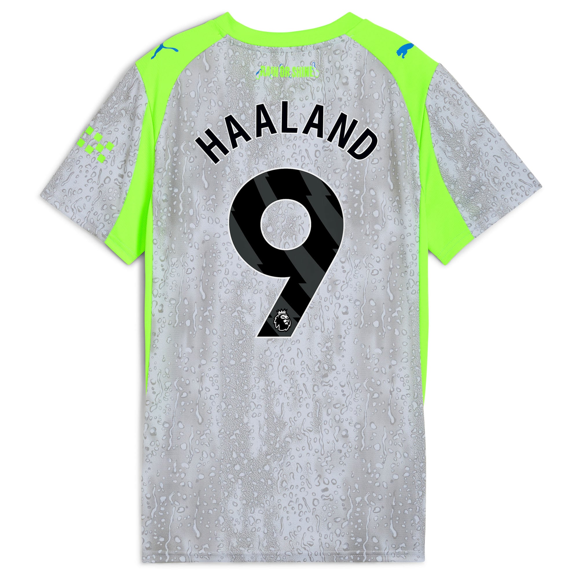 Manchester City PUMA Third Shirt 2025-26 - Womens with Haaland 9 printing, , rebel_hi-res