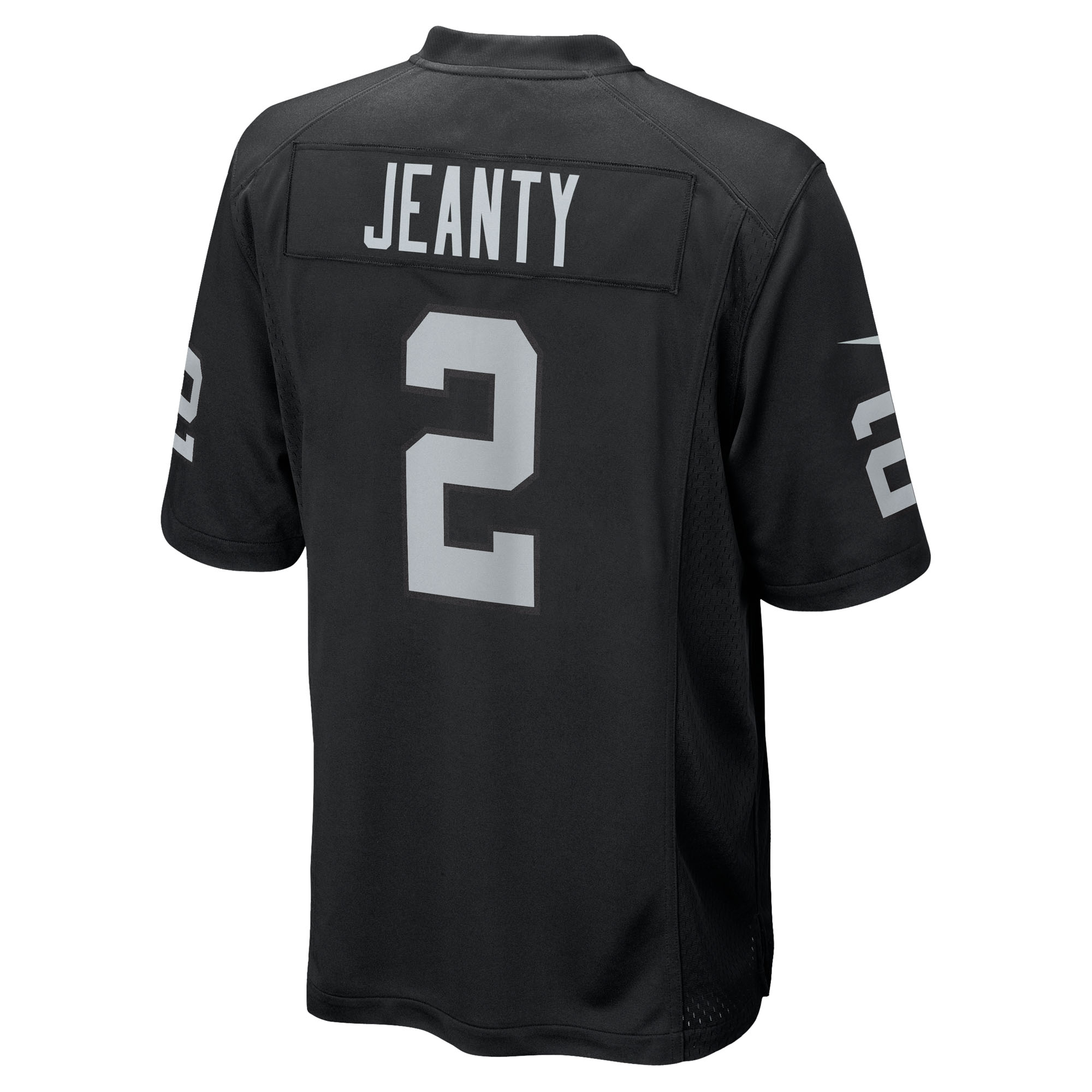 thumbnail image 2 of Ashton Jeanty Men's Jersey – Black – Fully Stitched – Fan Gear 2 of 3