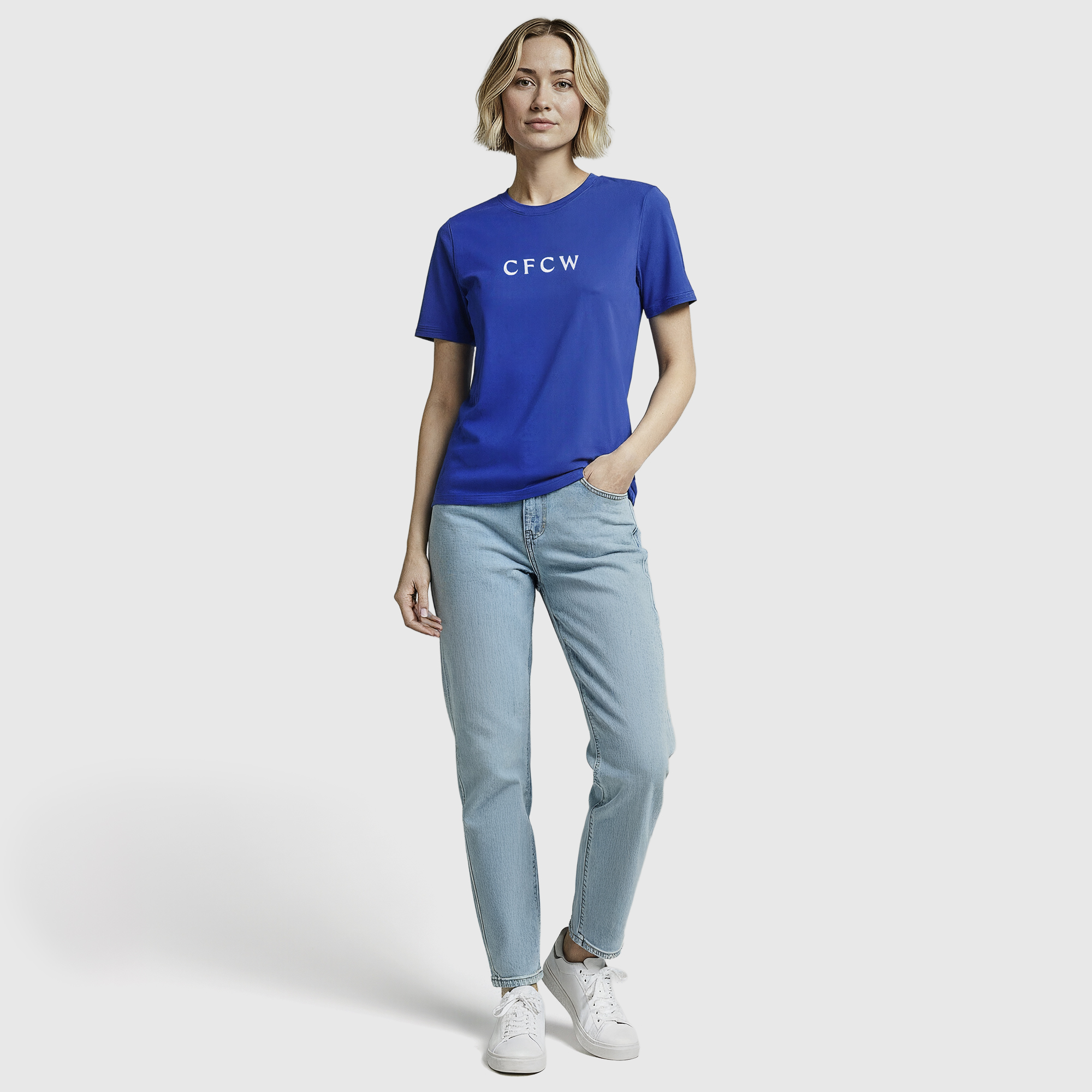 Chelsea CFCW Bold T-shirt - Blue - Unisex, , rebel_hi-res