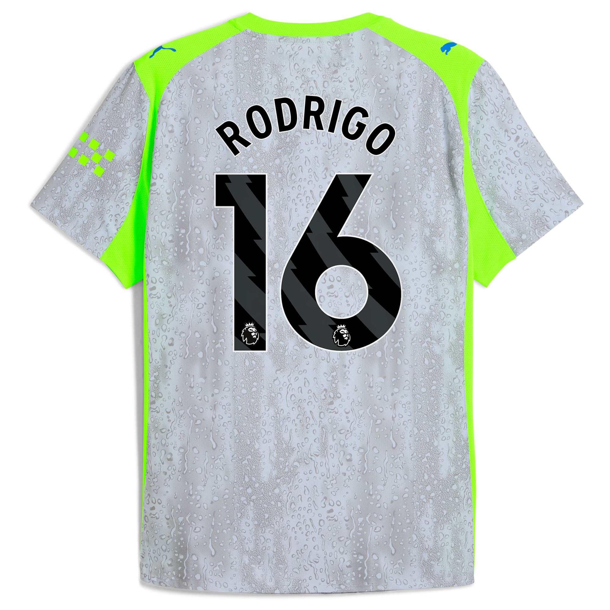 Manchester City PUMA Authentic Third Shirt 2025-26 with Rodrigo 16 printing, , rebel_hi-res