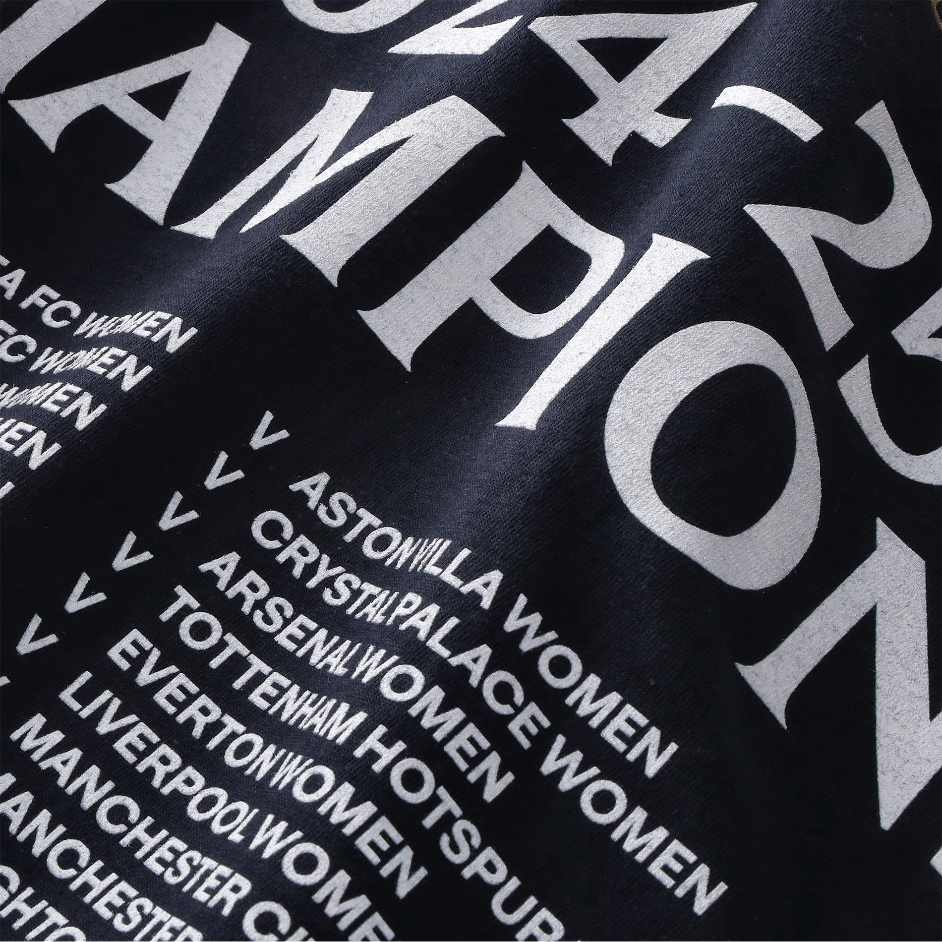 Chelsea CFCW Unrivalled WSL Winners Tee 24/25 - Navy - Unisex, , rebel_hi-res