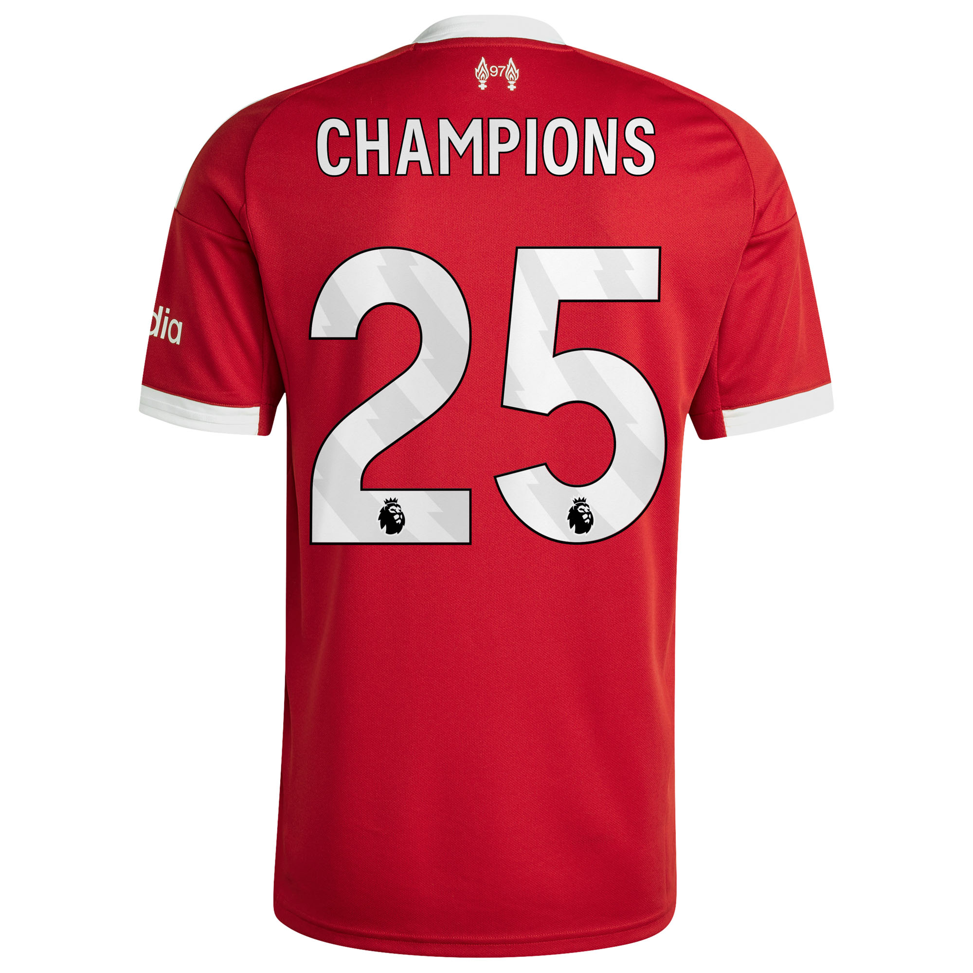 Liverpool adidas Home Shirt 2025-26 with Champions 25 printing, , rebel_hi-res