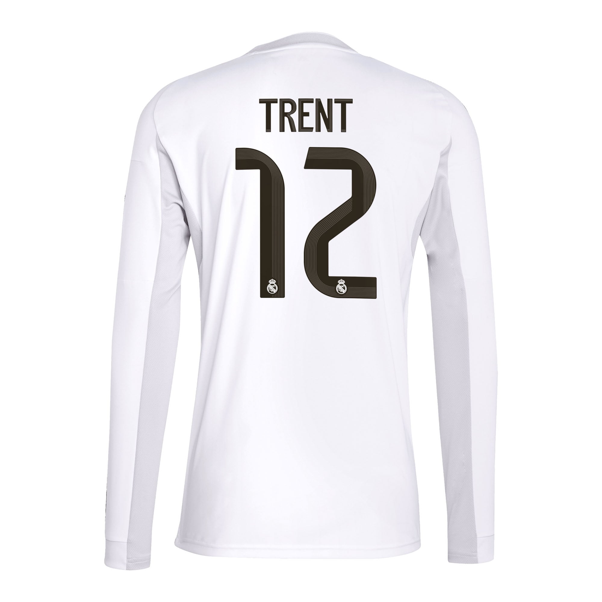 Real Madrid adidas Home Shirt 2025-26 - Long Sleeve with Trent 12 printing, , rebel_hi-res