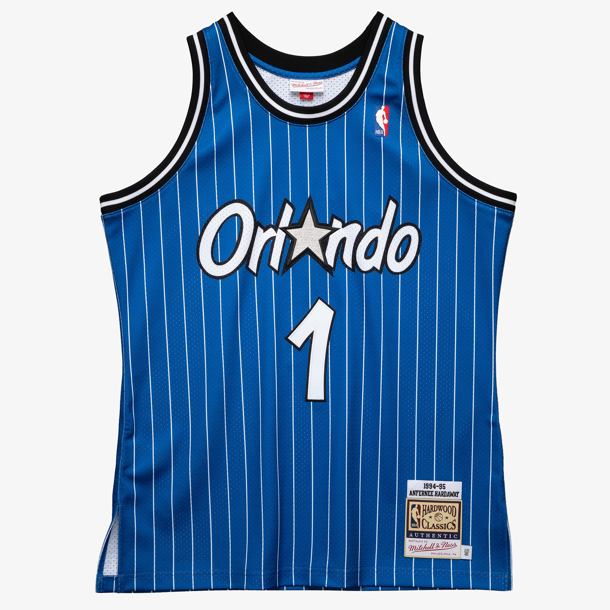 Anfernee Hardaway Orlando Magic 1994-95 Mitchell & Ness Blue Swingman Jersey, , rebel_hi-res