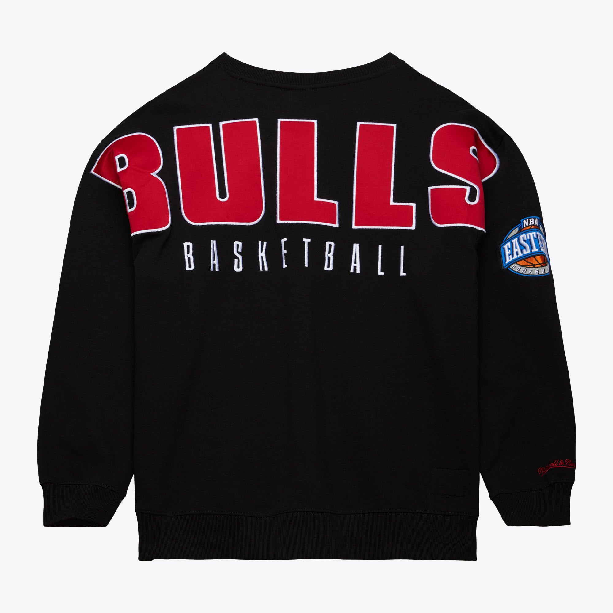 Chicago Bulls Mitchell & Ness Team First Satin Fleece Crew, , rebel_hi-res