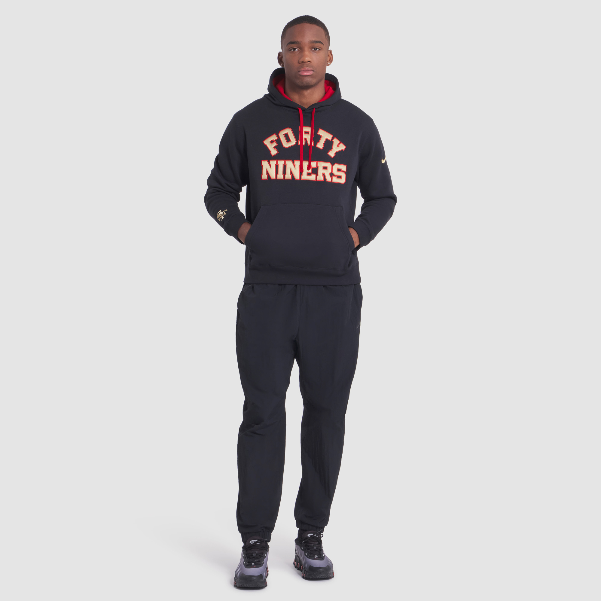 San Francisco 49ers Nike Rivalry Fleece Hoodie - Mens, , rebel_hi-res