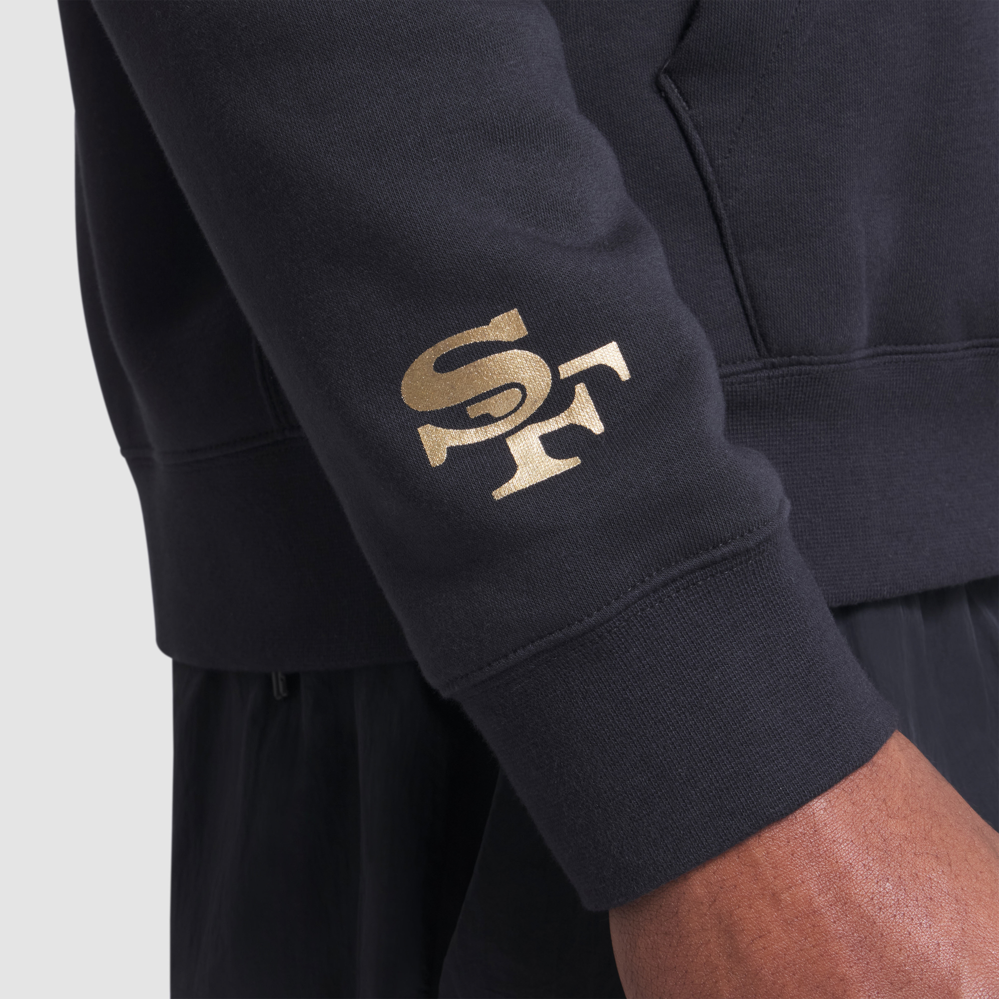 San Francisco 49ers Nike Rivalry Fleece Hoodie - Mens, , rebel_hi-res