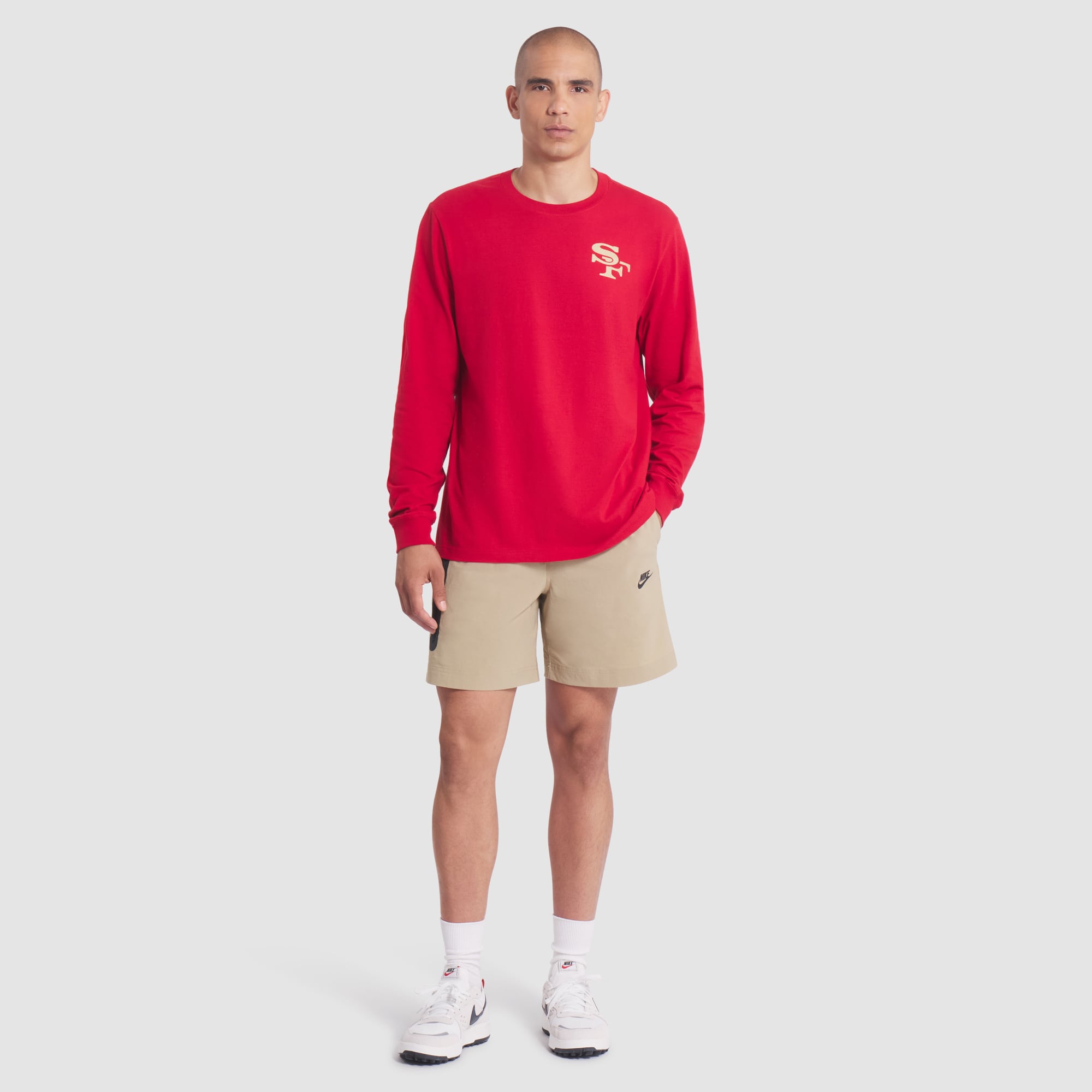 San Francisco 49ers Nike Rivalry Essentials Long Sleeve T-Shirt - Mens, , rebel_hi-res