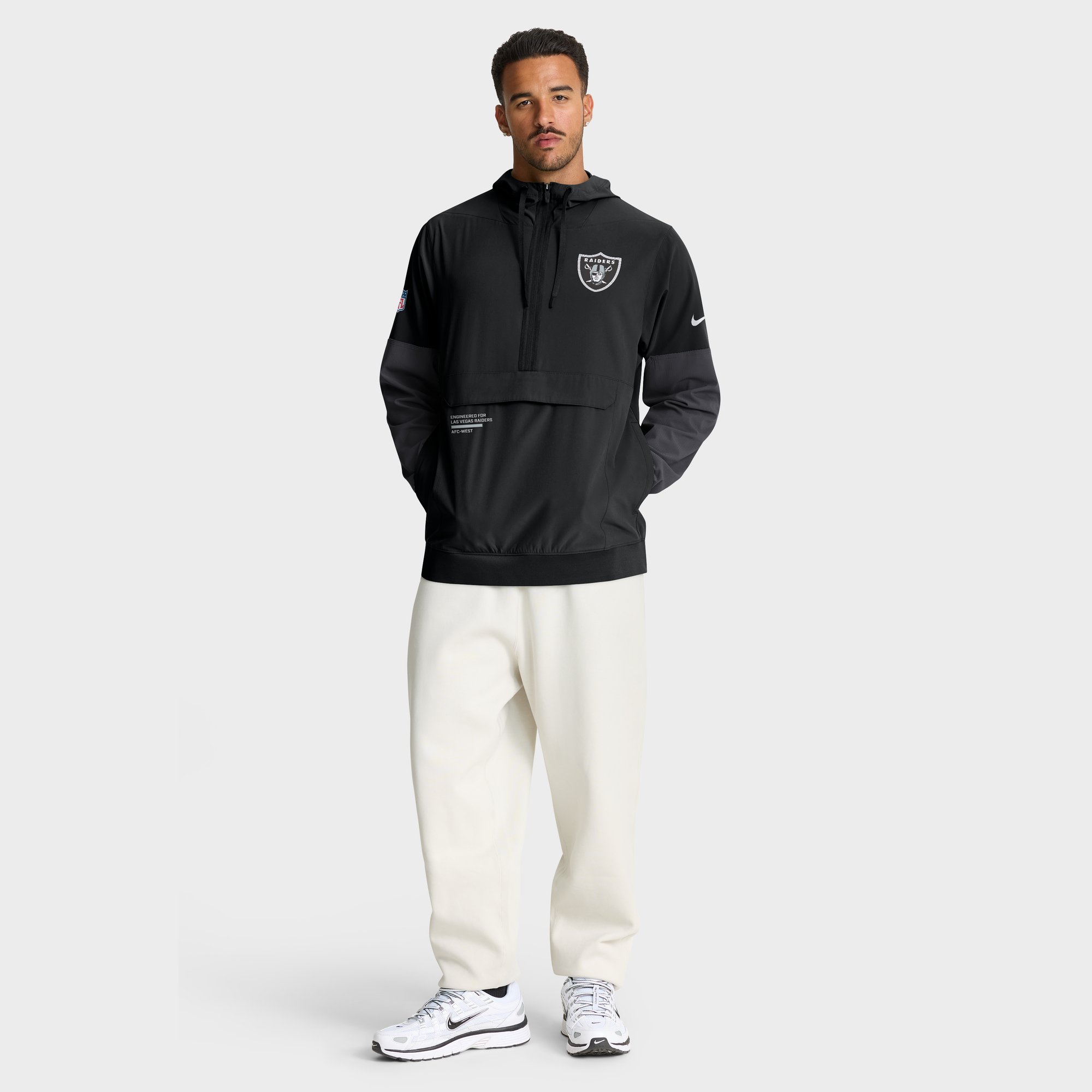 Las Vegas Raiders Nike Anorak - Mens, , rebel_hi-res