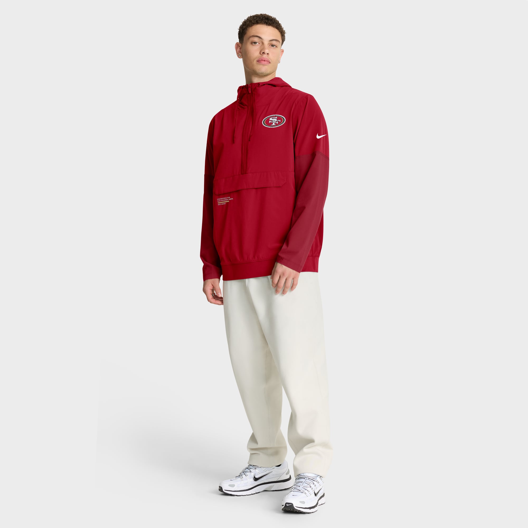 San Francisco 49ers Nike Anorak - Mens, , rebel_hi-res